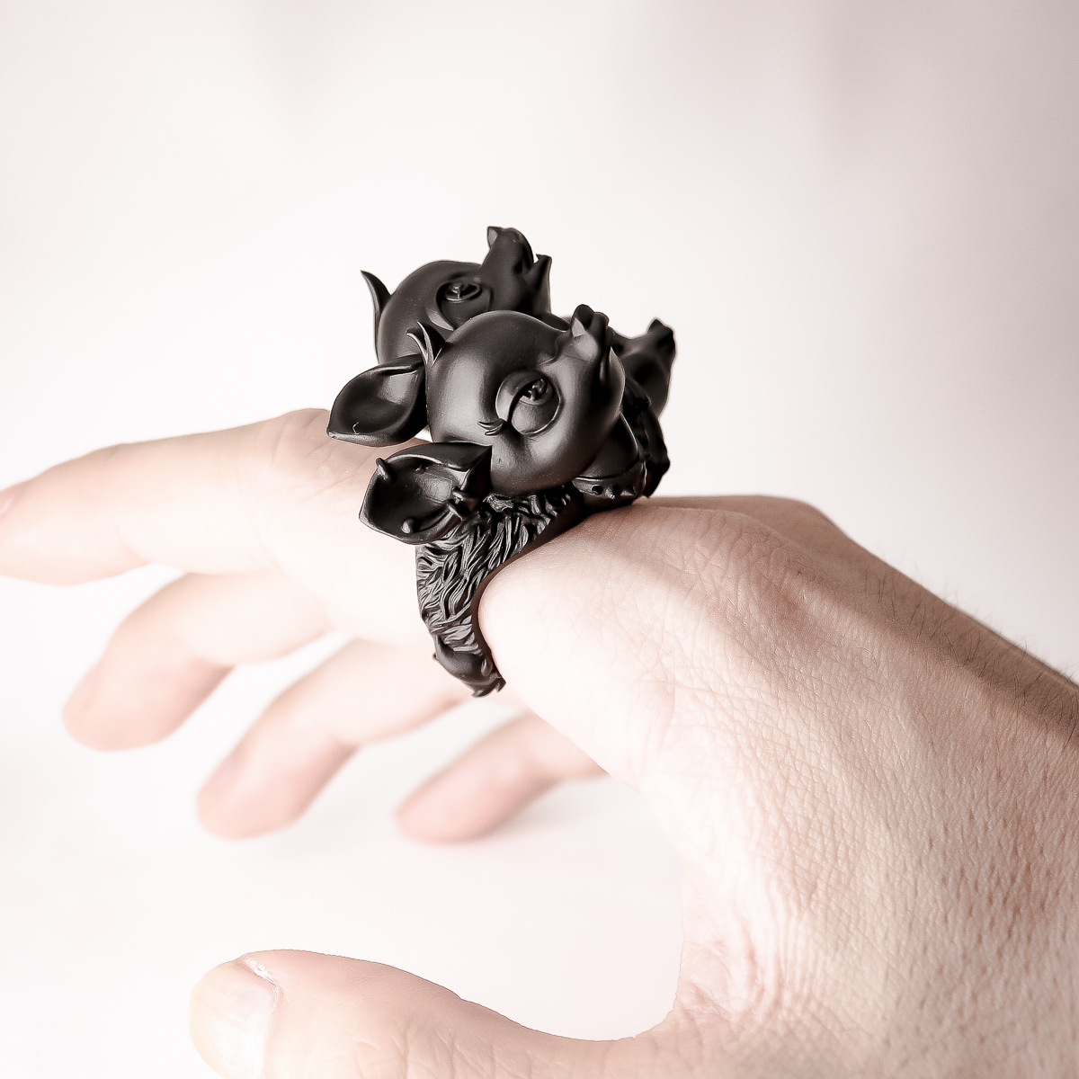 ケルベロスバンビ Cerberus Bambi Ring Iichi ハンドメイド クラフト作品 手仕事品の通販