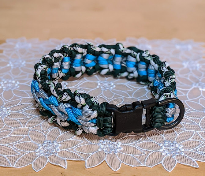 中型犬用 バックルタイプ首輪 内径３５cm Iichi ハンドメイド クラフト作品 手仕事品の通販