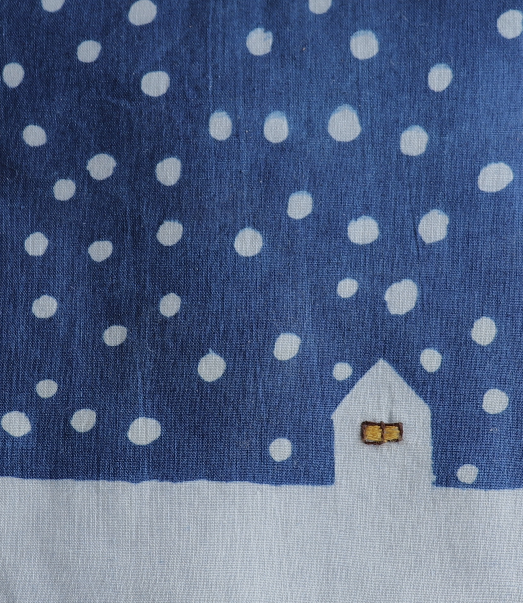 藍染め ポーチ 雪降る日 Iichi ハンドメイド クラフト作品 手仕事品の通販