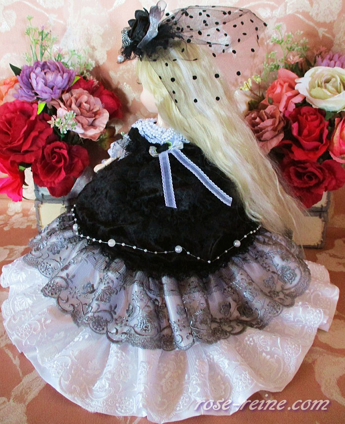 ベルサイユの薔薇 黒のシンフォニー 豪華ロココ調プリンセスドールドレス Iichi ハンドメイド クラフト作品 手仕事品の通販