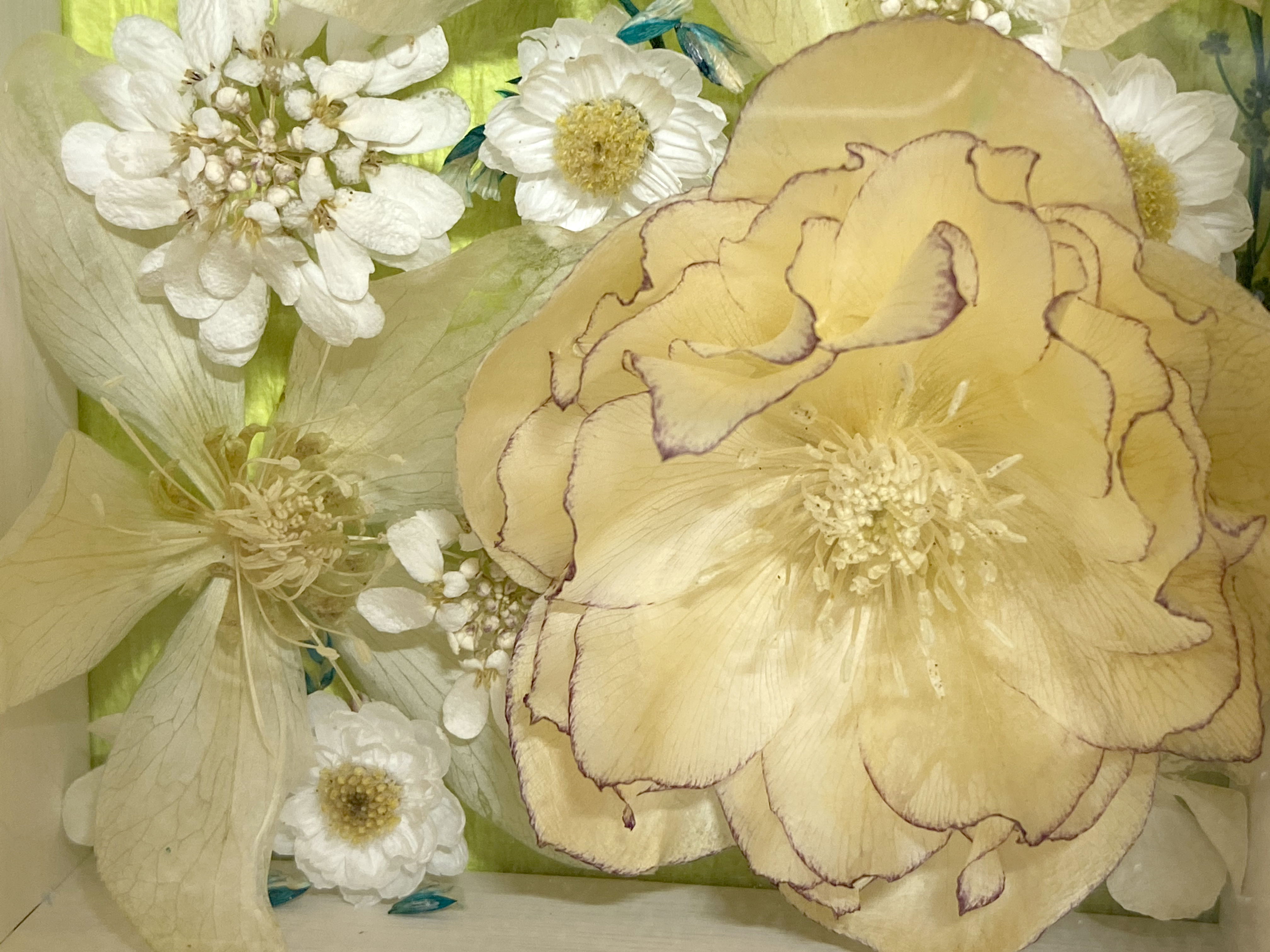 レジンフラワーのフォトフレーム Iichi ハンドメイド クラフト作品 手仕事品の通販