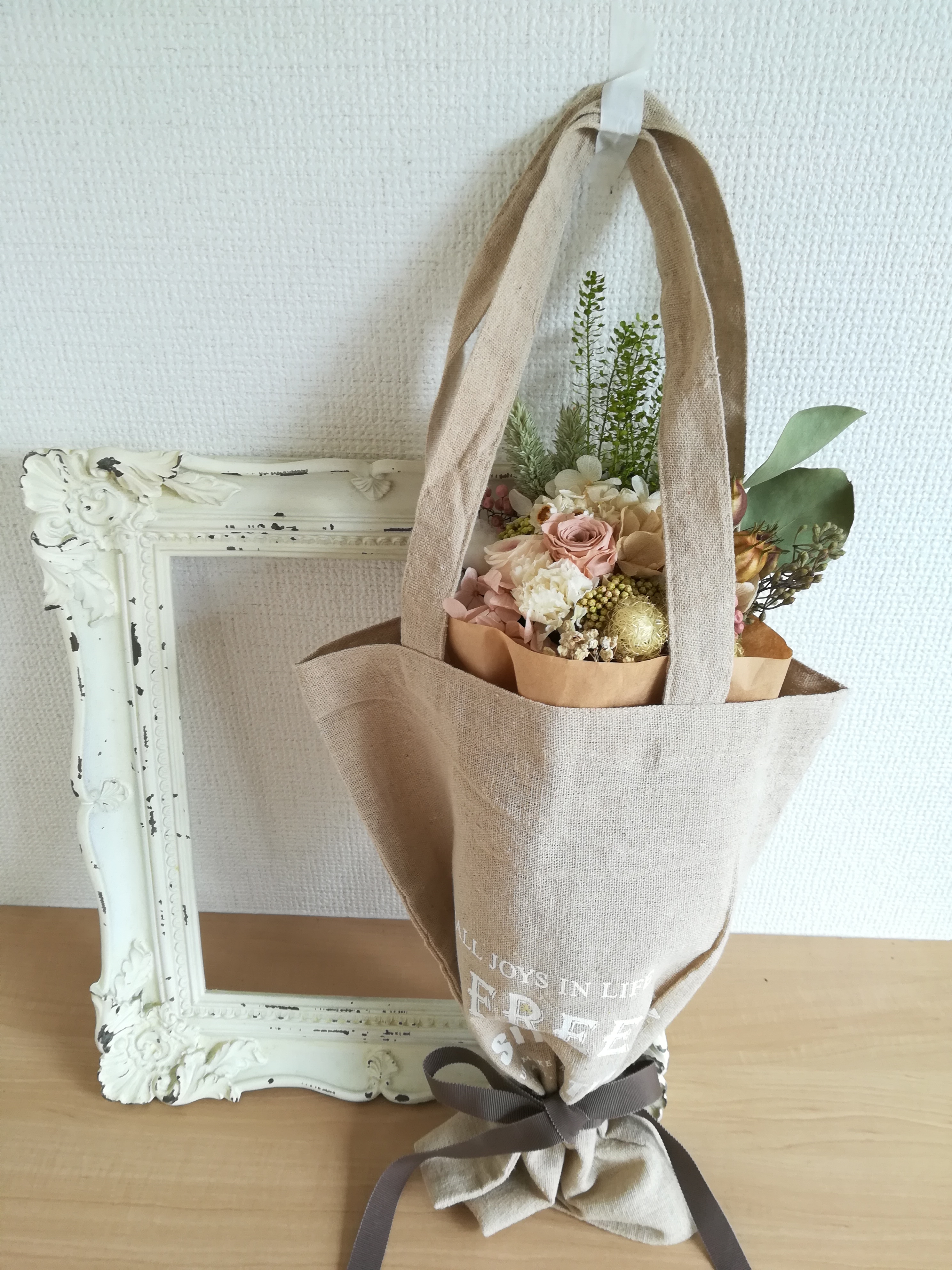 Hanger Bouquet 吊るすブーケ Iichi ハンドメイド クラフト作品 手仕事品の通販