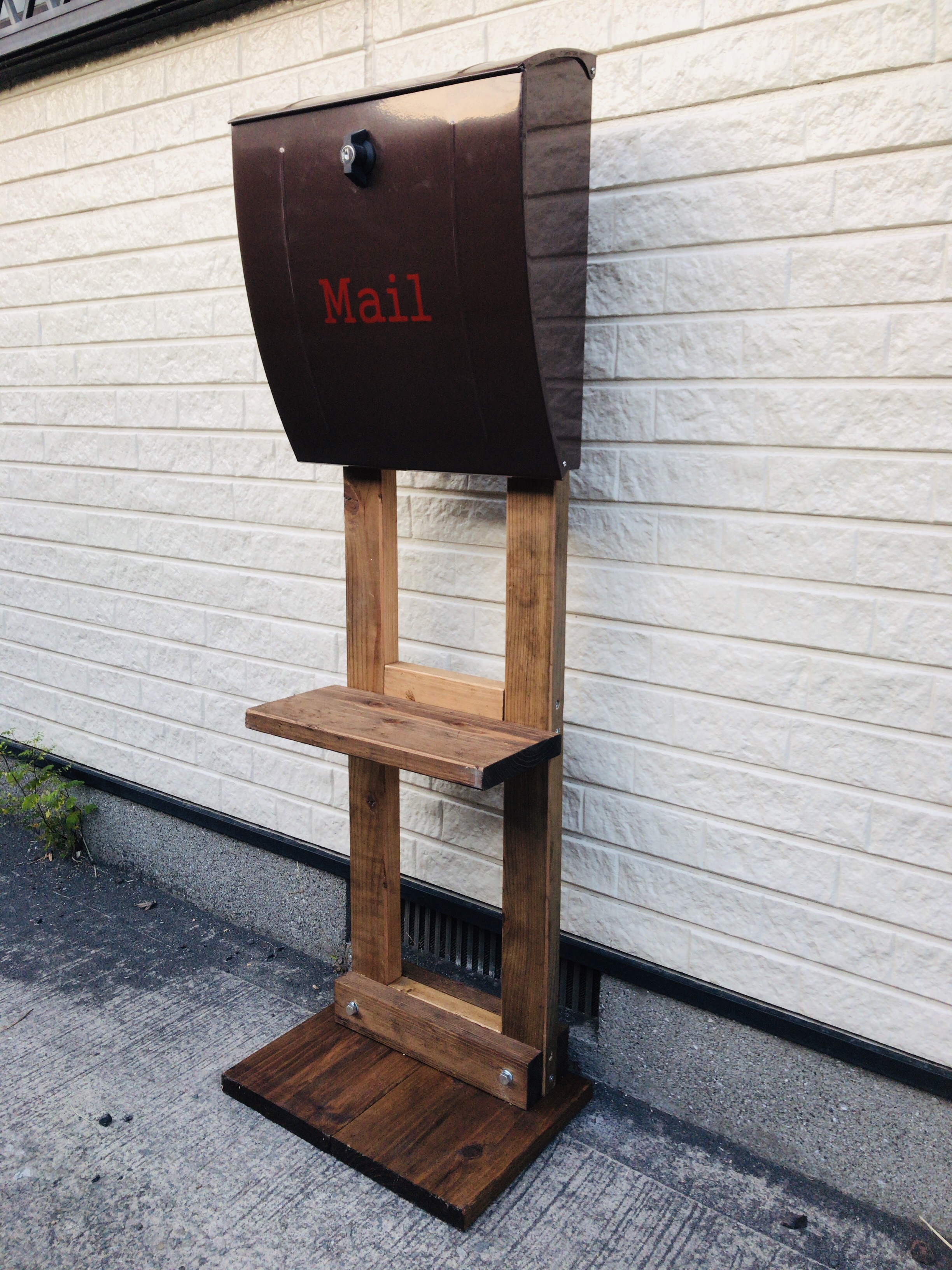 アンティーク ポスト インダストリアル 手作り Iichi ハンドメイド クラフト作品 手仕事品の通販