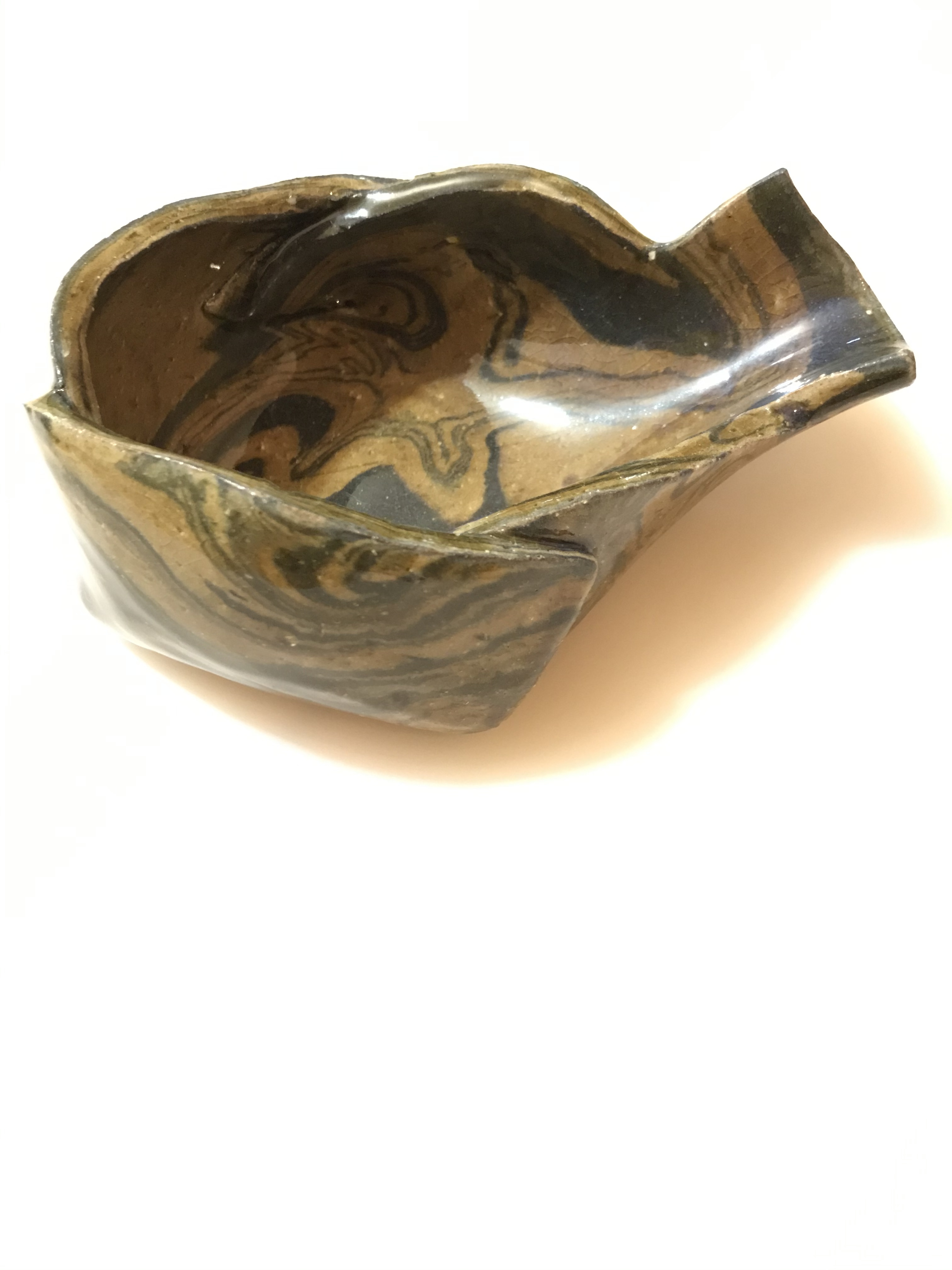山菜アイコ手紡ぎ糸のカゴ