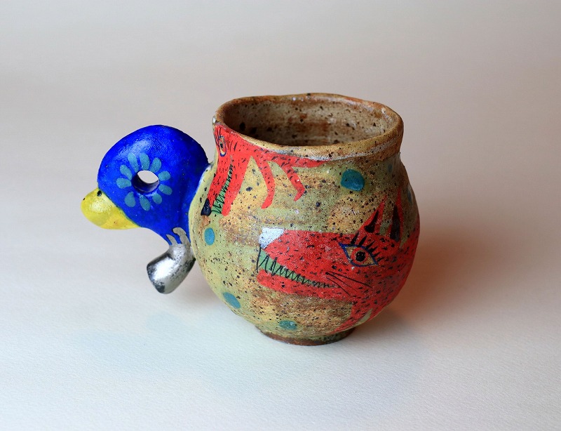 かわいい犬のマグカップ 陶芸家がつくる 珍しい器 おしゃれで可愛い アート マグカップ 現代陶芸 Iichi ハンドメイド クラフト作品 手仕事品の通販