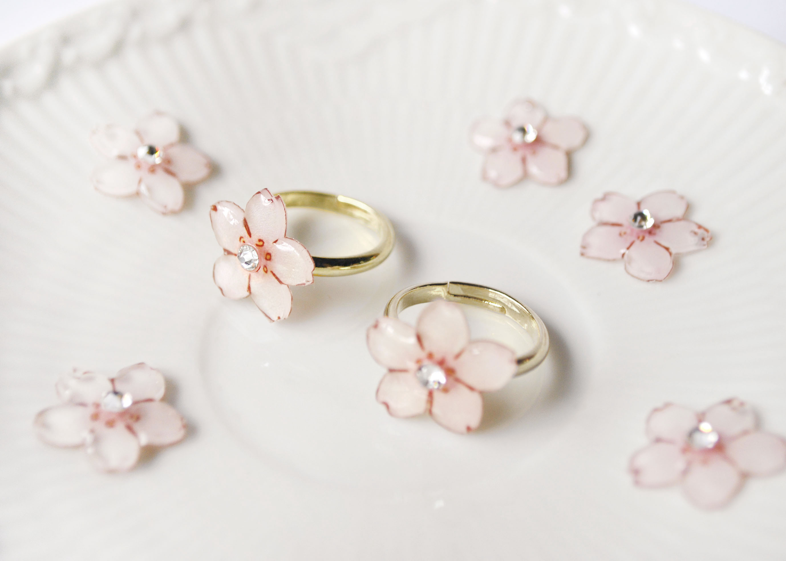 Sakura Ring 桜の花のリング 指輪 春 Iichi ハンドメイド クラフト作品 手仕事品の通販