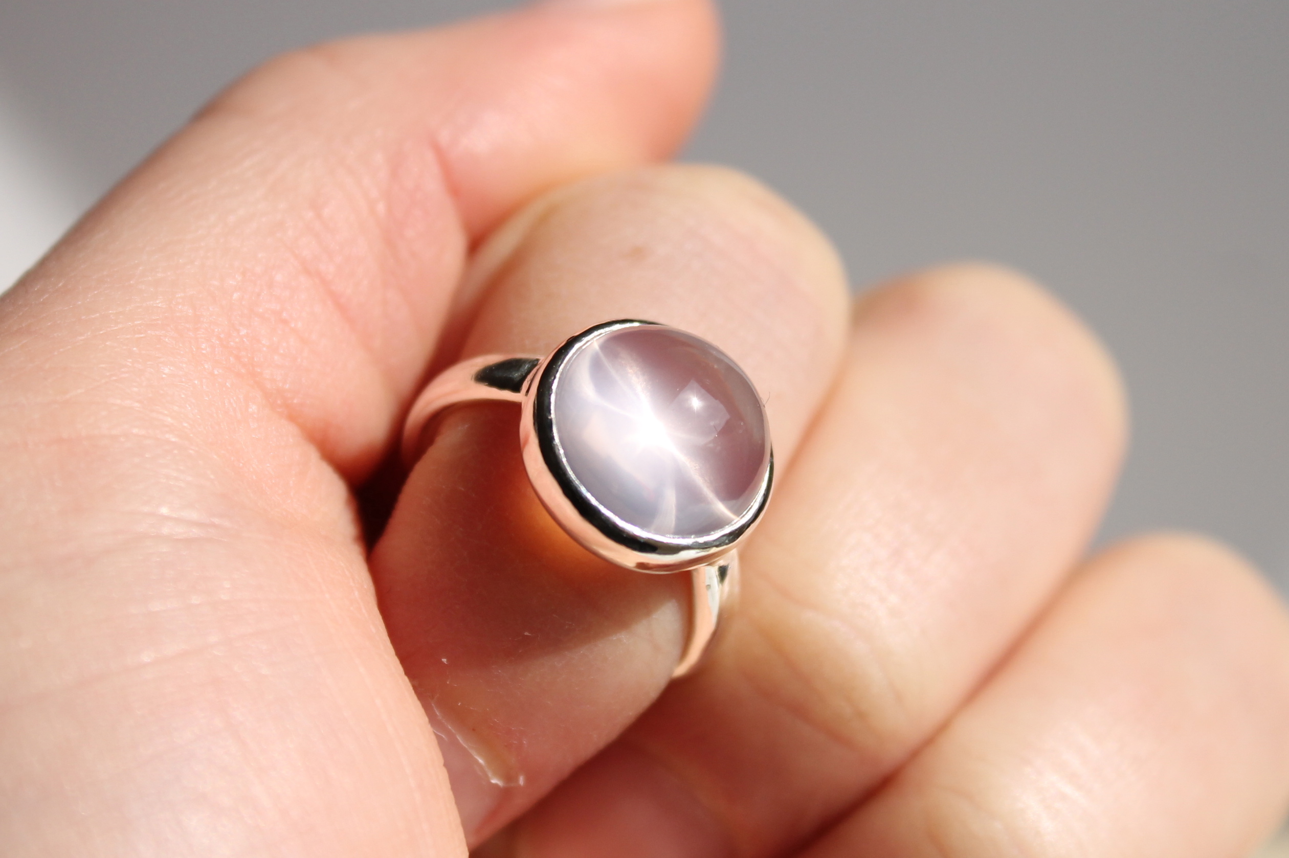 ローズの水たまり ローズクオーツ リング Iichi ハンドメイド クラフト作品 手仕事品の通販