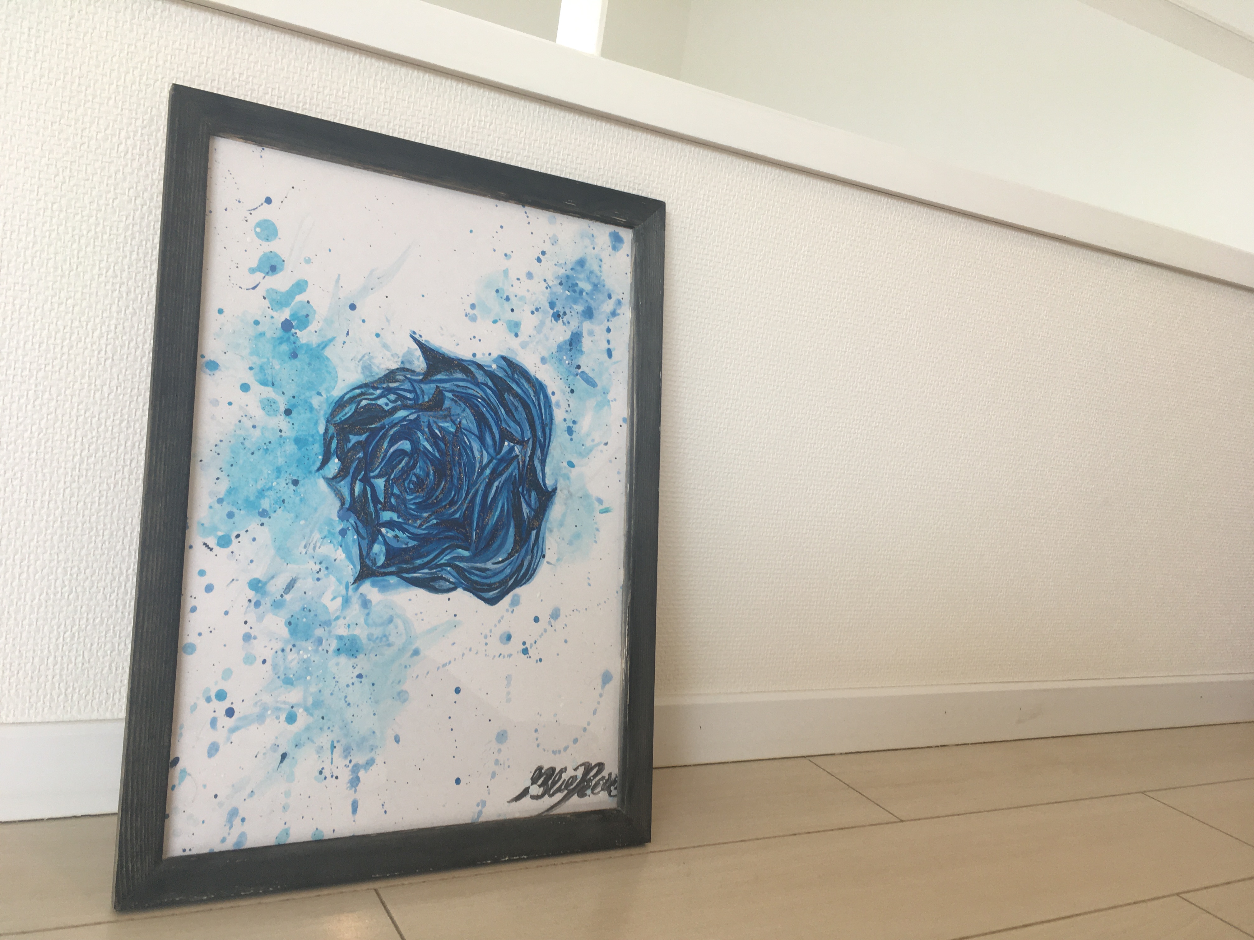 Bluerose 青いバラの花言葉は夢叶う Iichi ハンドメイド クラフト作品 手仕事品の通販