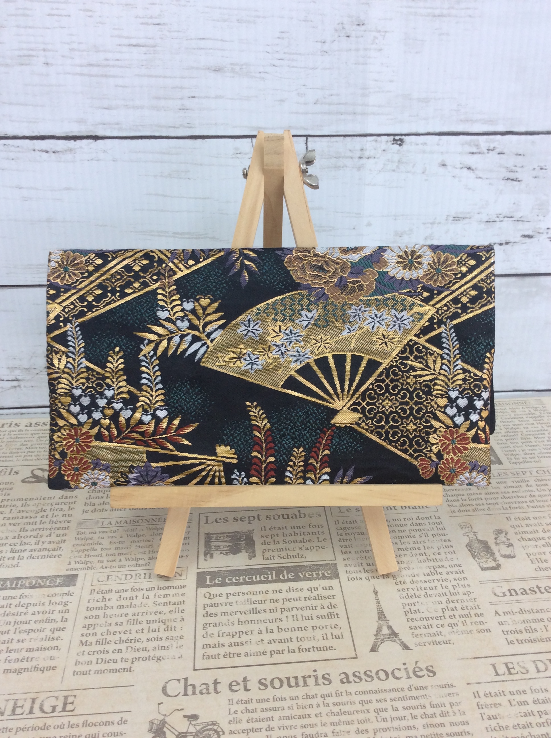 京都 西陣織 金襴の生地で仕立てた和柄の袱紗 ふくさ Iichi ハンドメイド クラフト作品 手仕事品の通販
