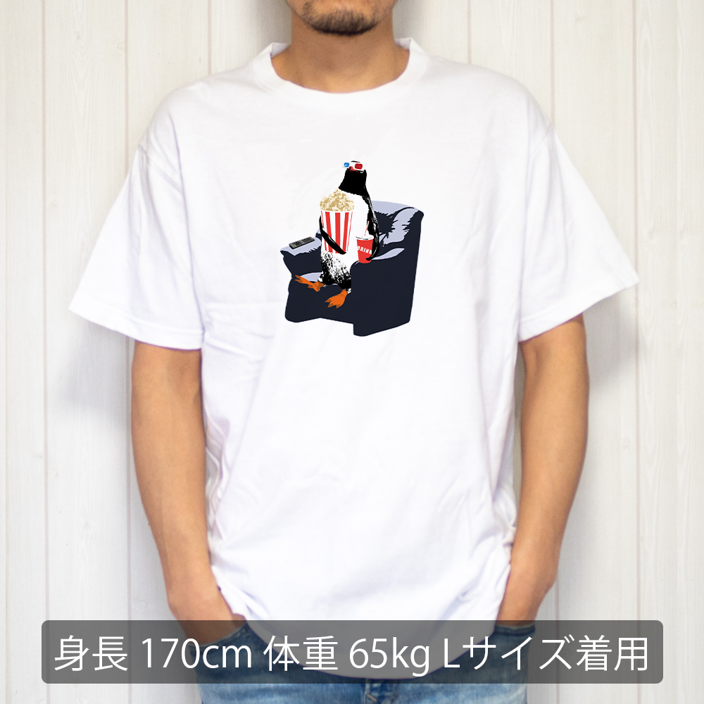 Tシャツ 外出自粛ペンギン Iichi ハンドメイド クラフト作品 手仕事品の通販