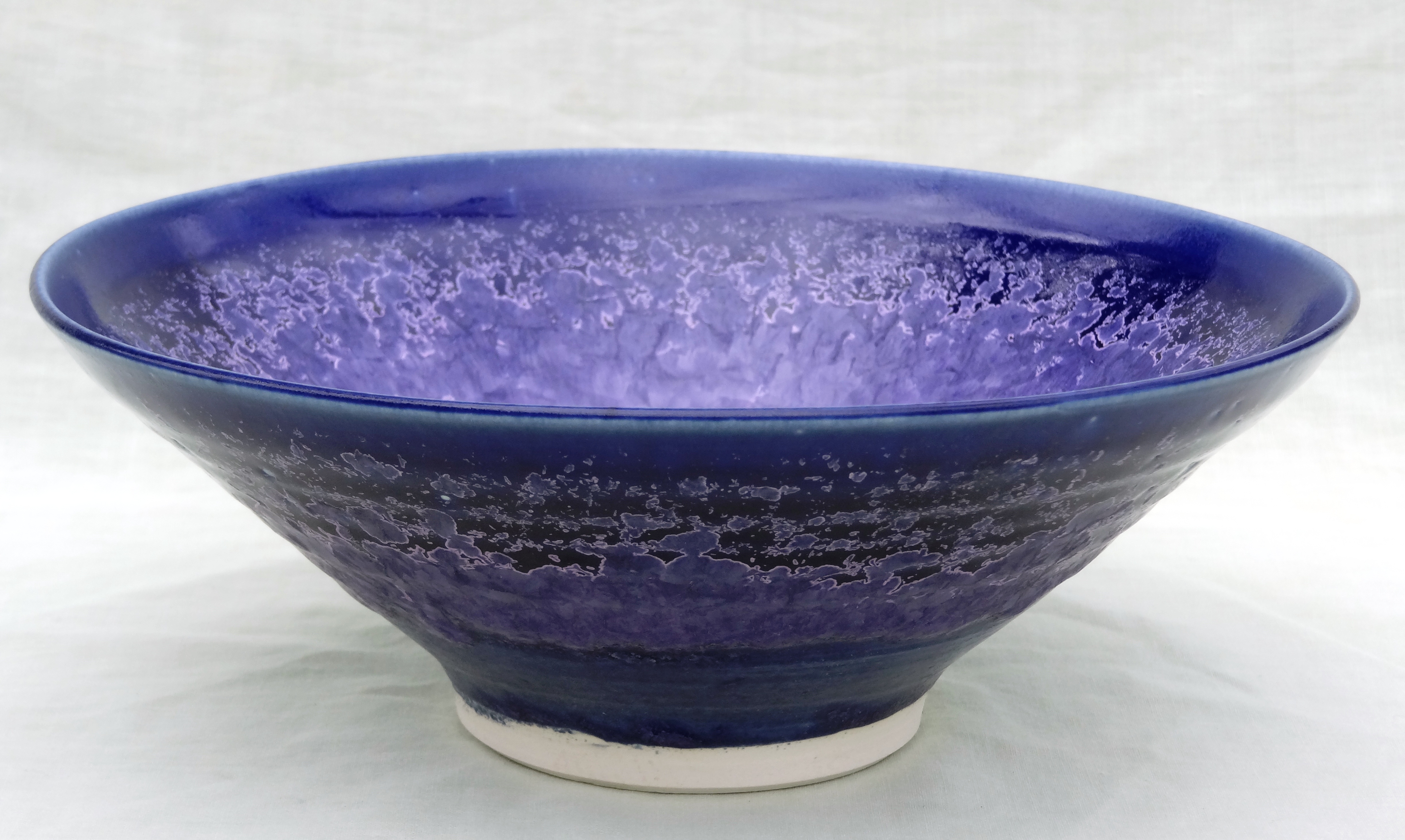 結晶釉 菓子鉢 Diopside 釉 Iichi ハンドメイド クラフト作品 手仕事品の通販