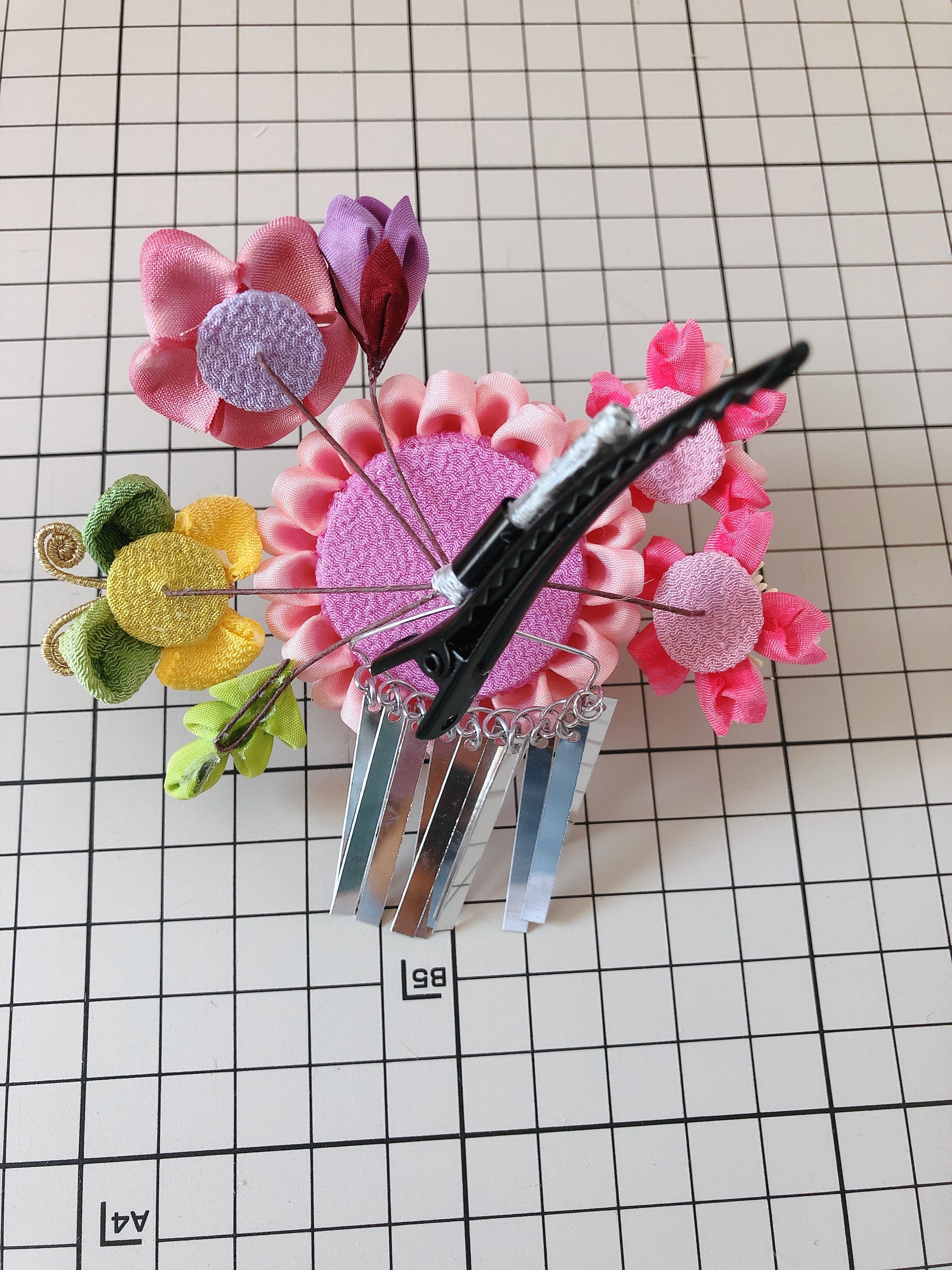 つまみ細工 七五三髪飾り 桜衣 Iichi ハンドメイド クラフト作品 手仕事品の通販