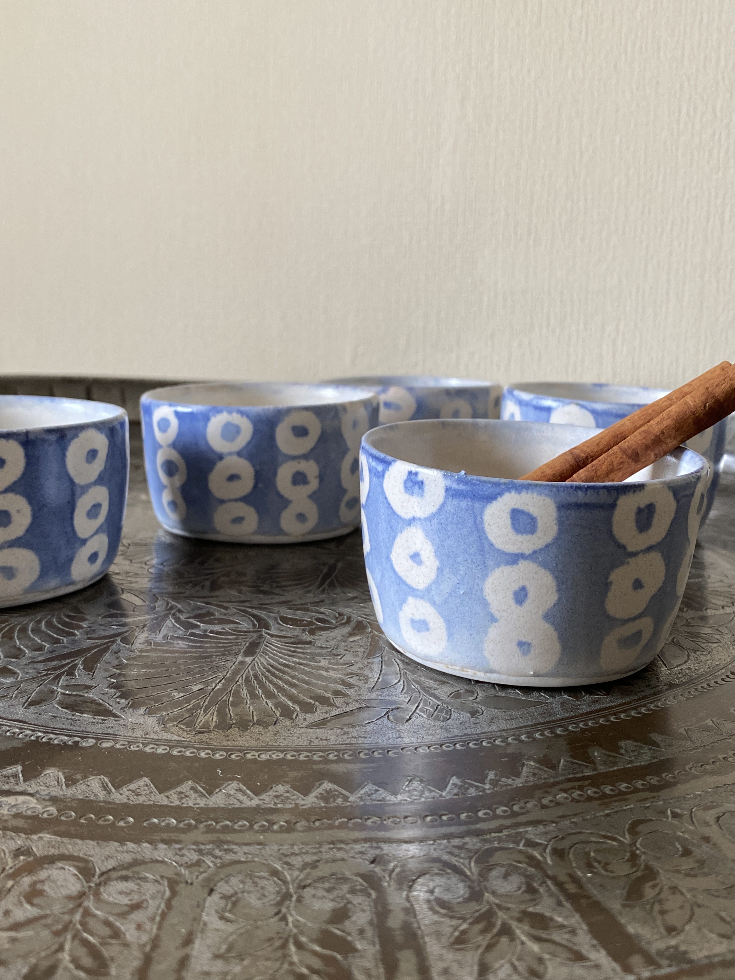 ディップカップ ドット柄 Iichi ハンドメイド クラフト作品 手仕事品の通販