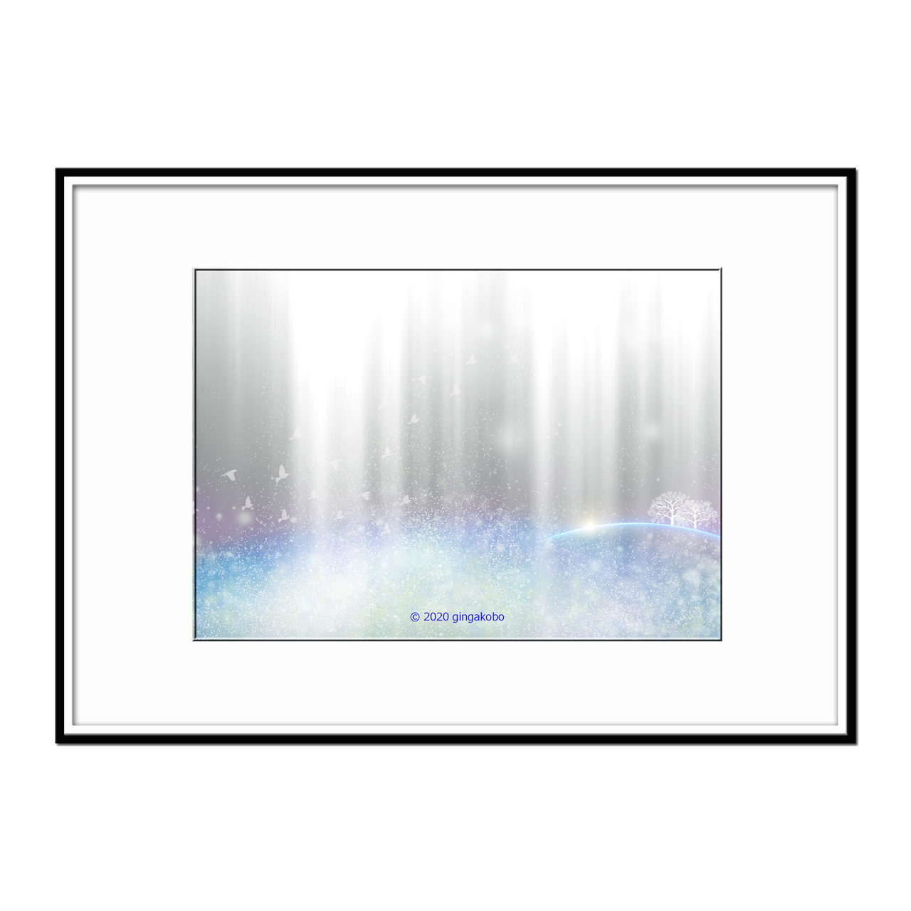 光のしぶき ほっこり癒しのイラストa4サイズポスター No 728 Iichi ハンドメイド クラフト作品 手仕事品の通販