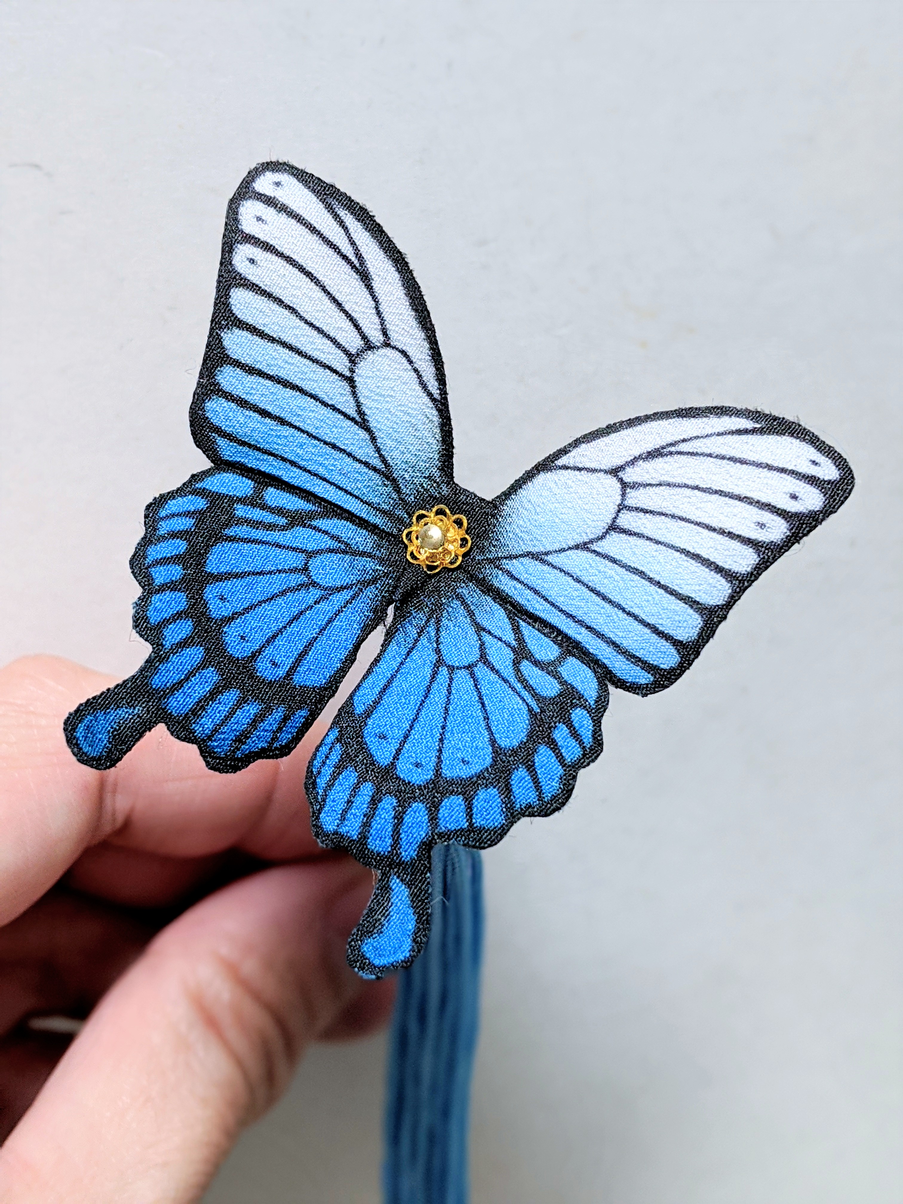 蝶のかんざし 小 アゲハ Iichi ハンドメイド クラフト作品 手仕事品の通販