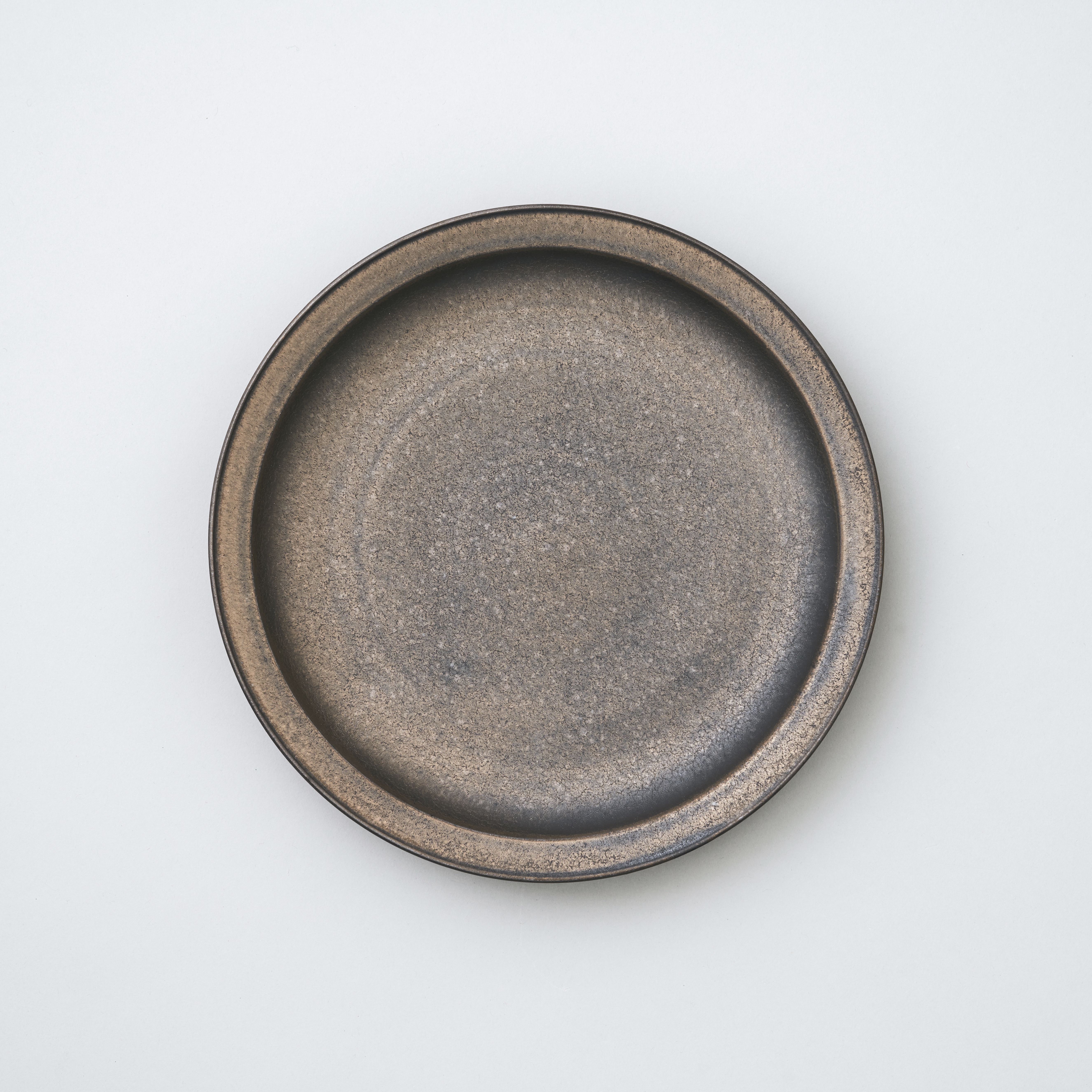 リムプレート パスタ皿 カレー皿 24cm ブロンズ 黒 Iichi ハンドメイド クラフト作品 手仕事品の通販