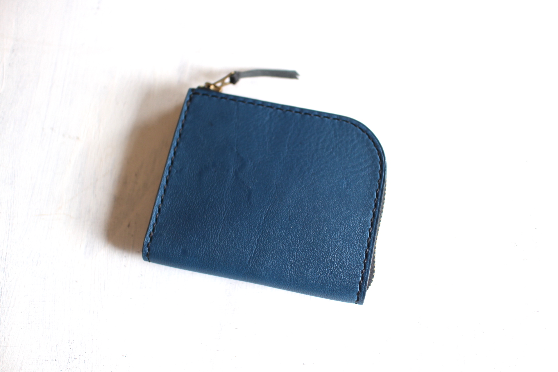 一点物即納品 L字ファスナー小さい財布 トスカーナ 栃木レザー Iichi ハンドメイド クラフト作品 手仕事品の通販