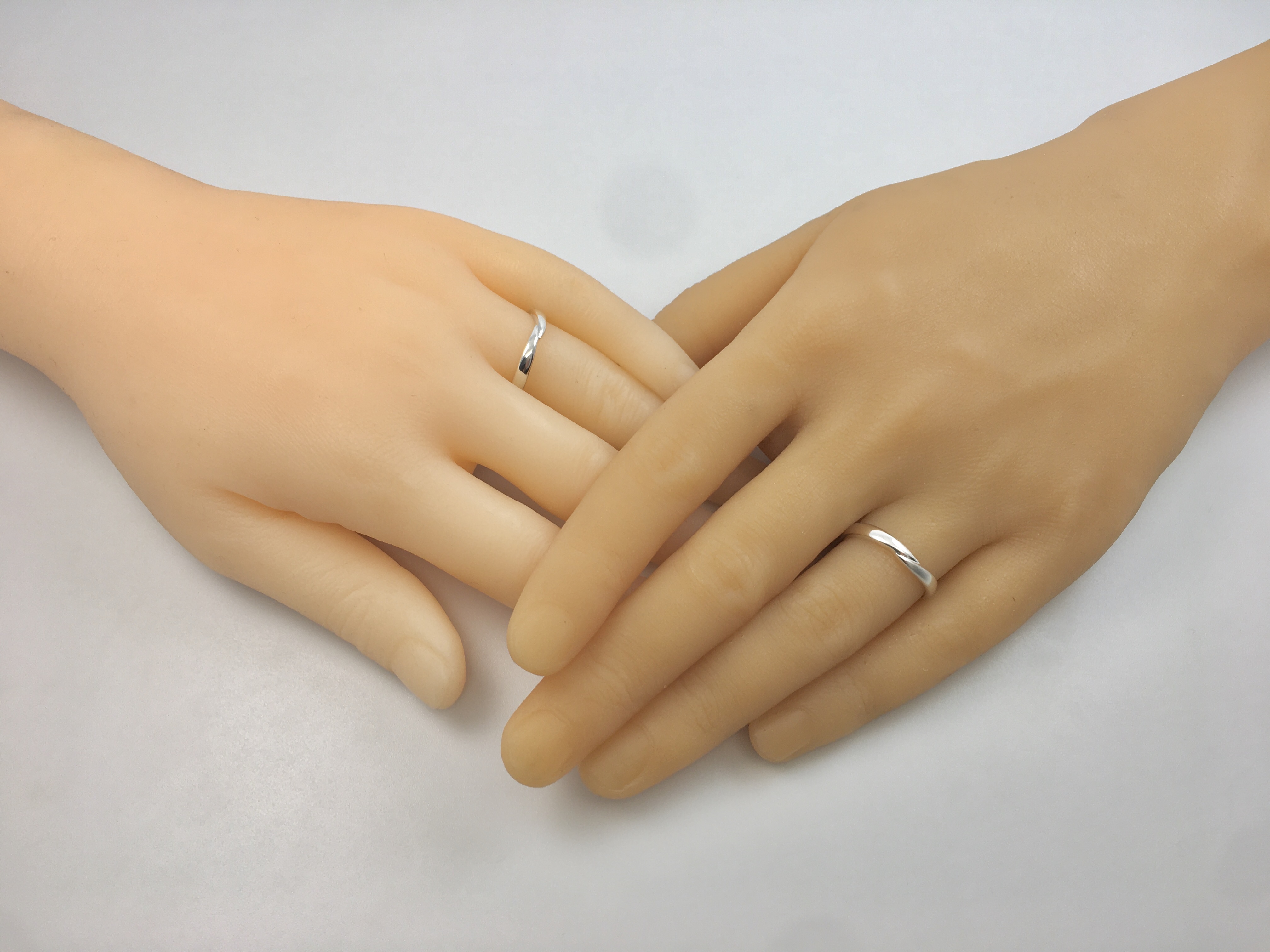 繋ぐ Hand Hand 指輪 Type1 Iichi ハンドメイド クラフト作品 手仕事品の通販