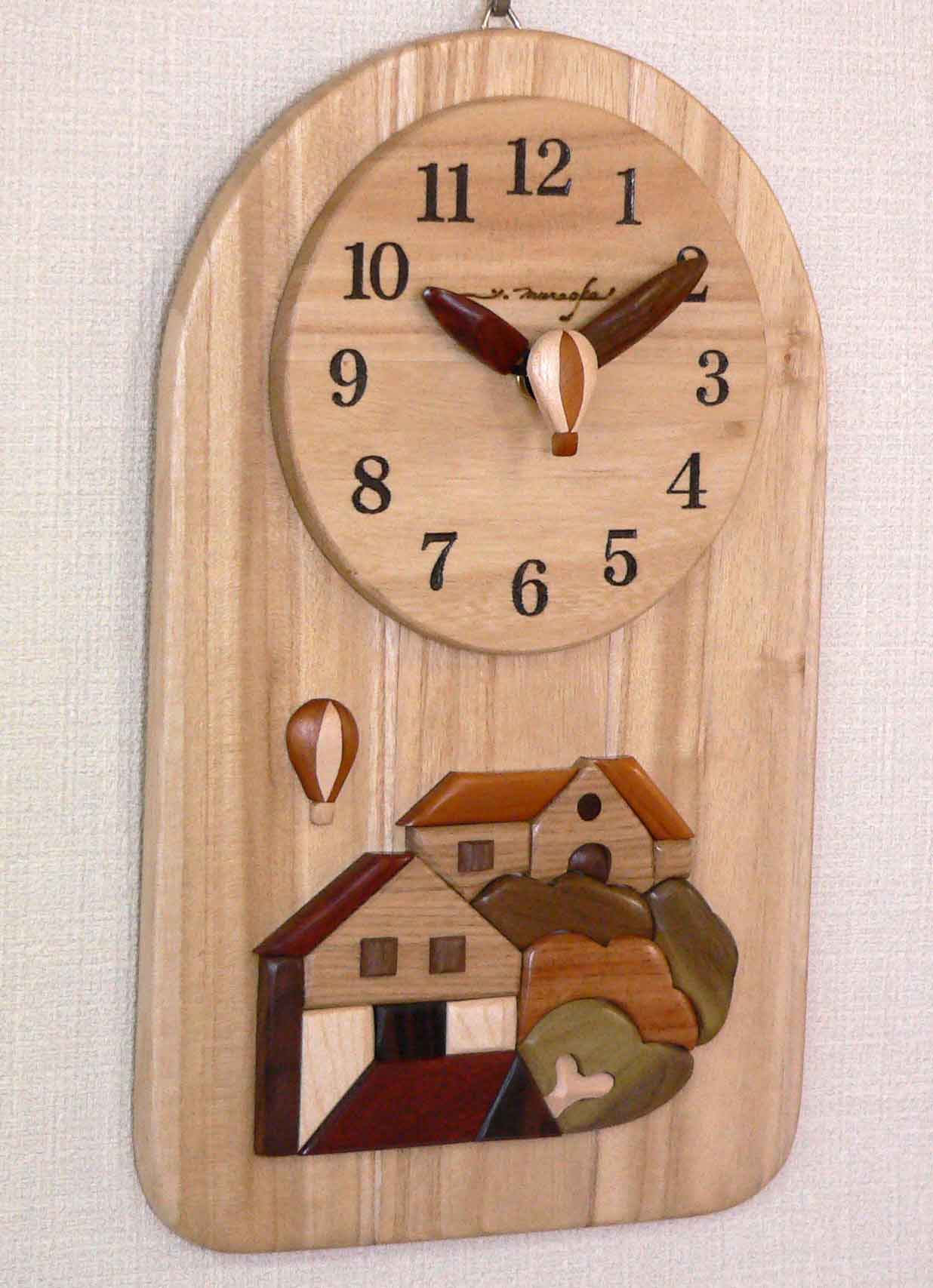 時計 森の家 現品のみ Iichi ハンドメイド クラフト作品 手仕事品の通販