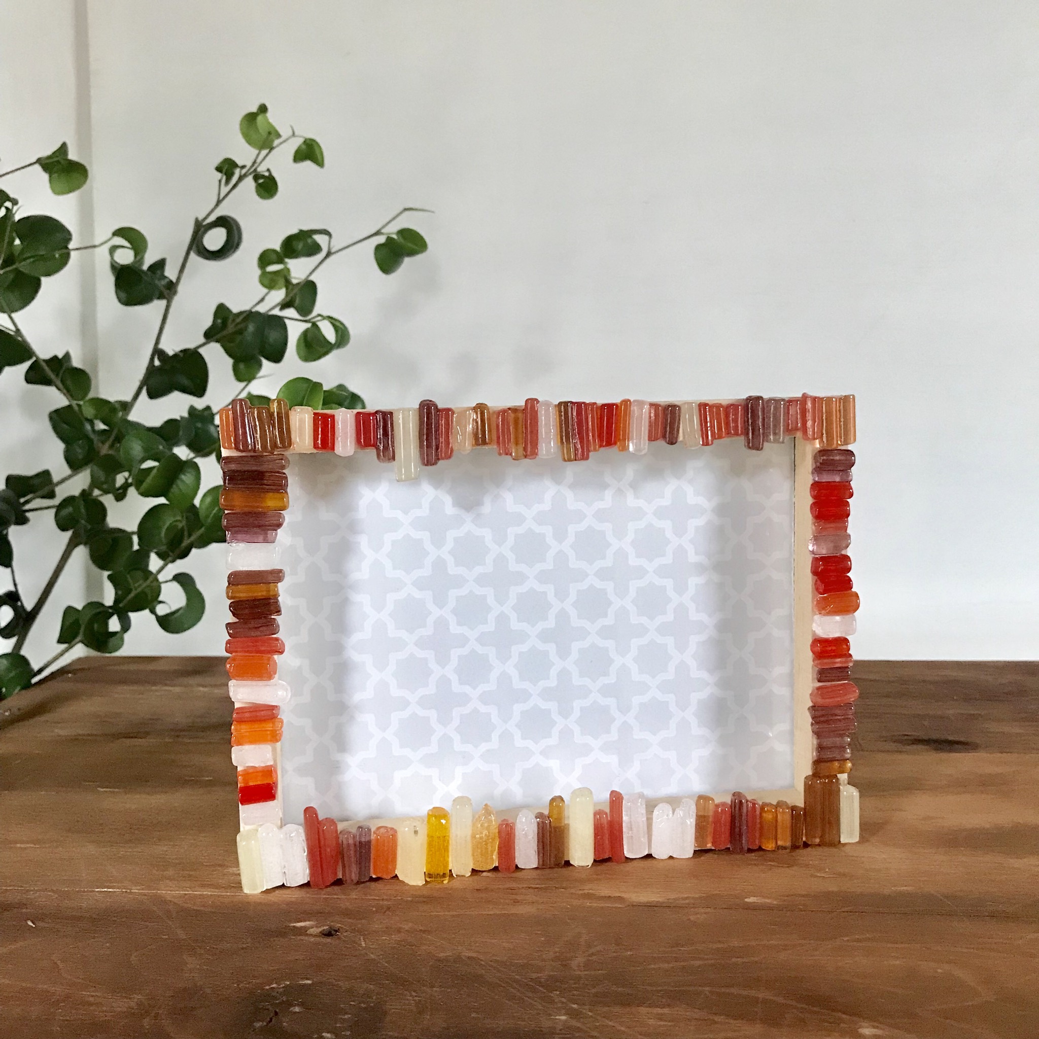 おうちで手づくり ガラスで彩る写真立てキット Iichi ハンドメイド クラフト作品 手仕事品の通販