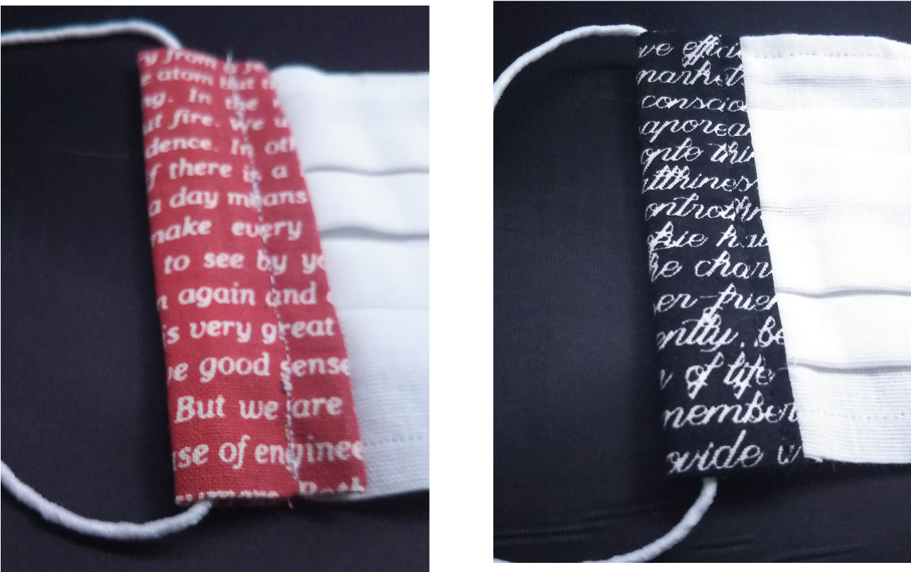 ２枚 セット マスク ガーゼ プリーツマスク 大人用 ファミリー カップル ペア Iichi ハンドメイド クラフト作品 手仕事品の通販