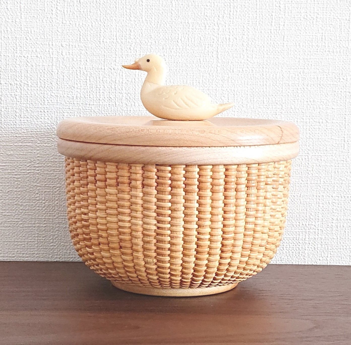 ナンタケットバスケット キャンディバスケット 4インチ ラウンド