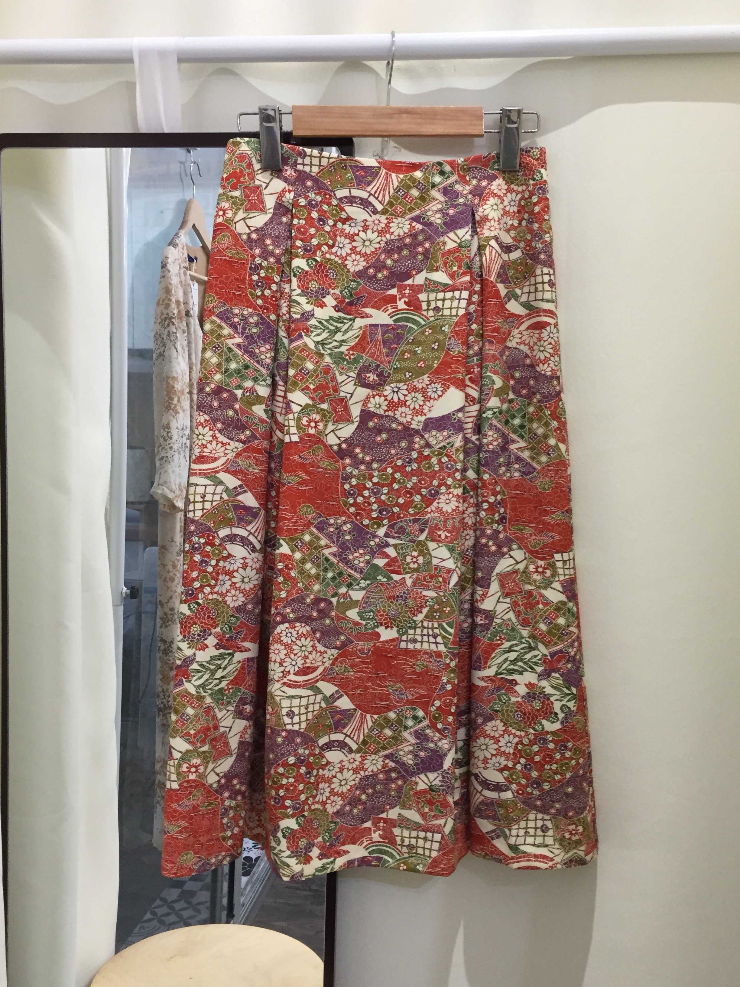 受注製作 着物リメイク スカート Iichi ハンドメイド クラフト作品 手仕事品の通販