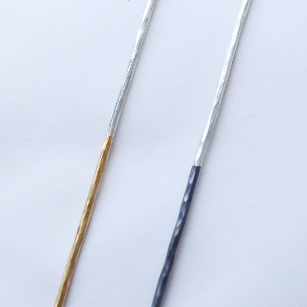 小枝のようなマドラー 銅黒染 Iichi ハンドメイド クラフト作品 手仕事品の通販