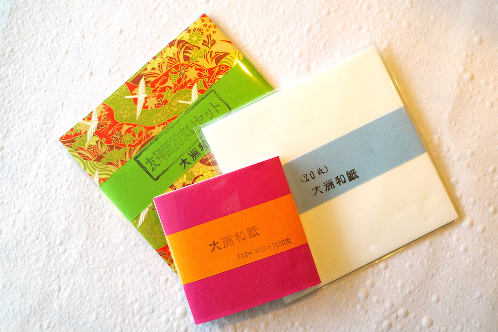 手すき和紙折り紙セット Iichi ハンドメイド クラフト作品 手仕事品の通販