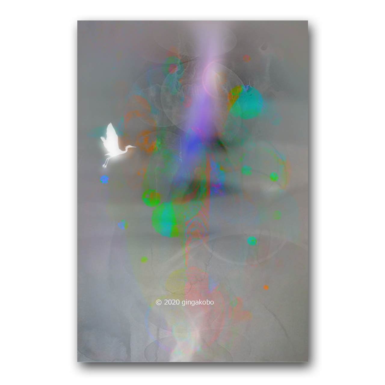 胸の中のしいんとしたヒカリ ほっこり癒しのイラストポストカード2枚組 No 1053 Iichi ハンドメイド クラフト作品 手仕事品の通販