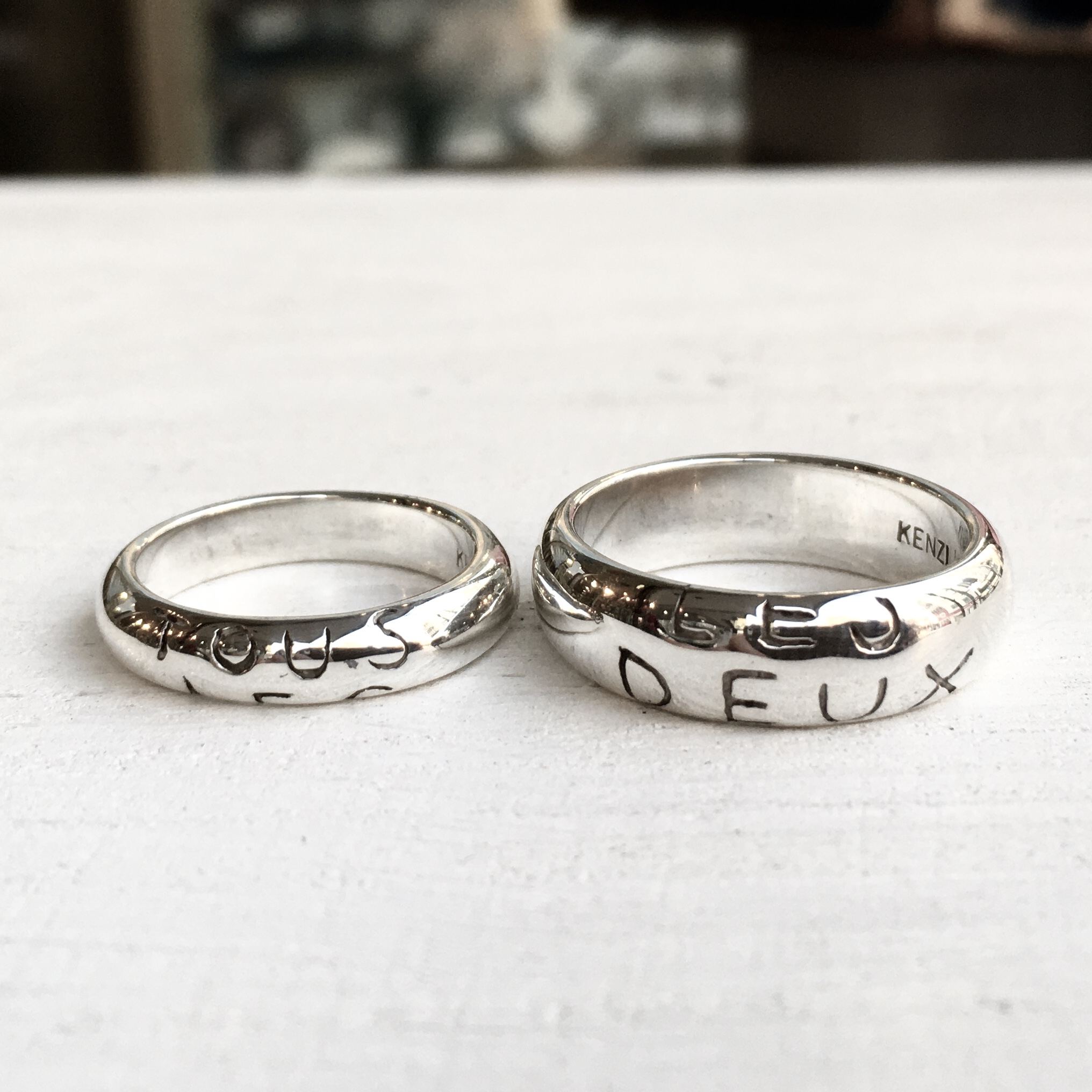 上品なスタイル フランス語手書きメッセージペアリング Silver925ｙ052 053 シルバー 素材 Jurnal Umsu Ac Id