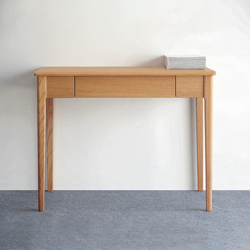 受注生産 職人手作り デスク 学習机 パソコンデスク 机 収納 家具 木目 天然木 オフィス 無垢材 エコ Lr18 Iichi ハンドメイド クラフト作品 手仕事品の通販