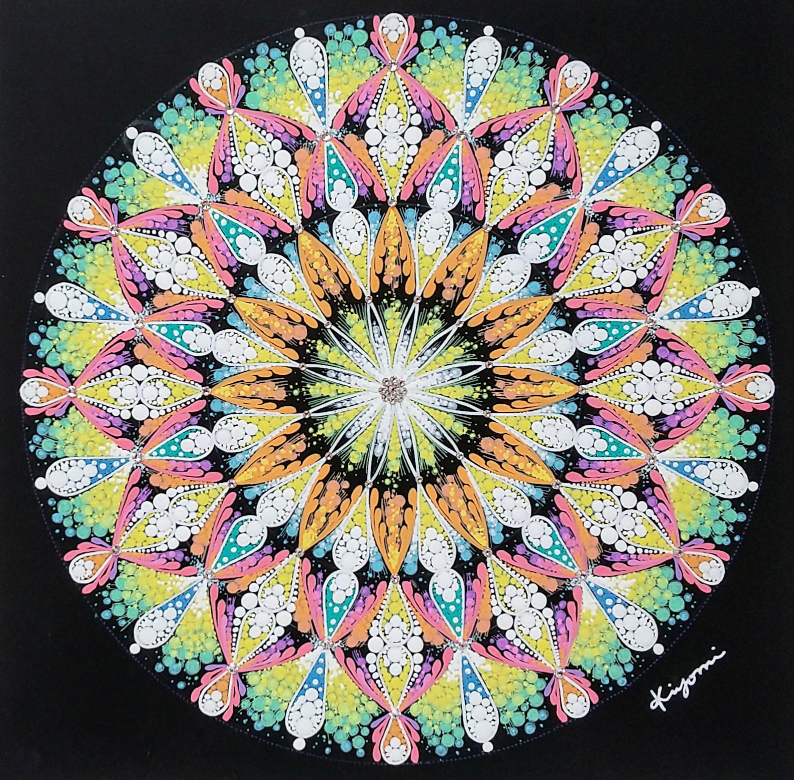 曼荼羅アート 常初花 織葉 習作 Iichi ハンドメイド クラフト作品 手仕事品の通販 曼荼羅アート 常初花 織葉 習作 Iichi ハンドメイド クラフト作品 手仕事品の通販