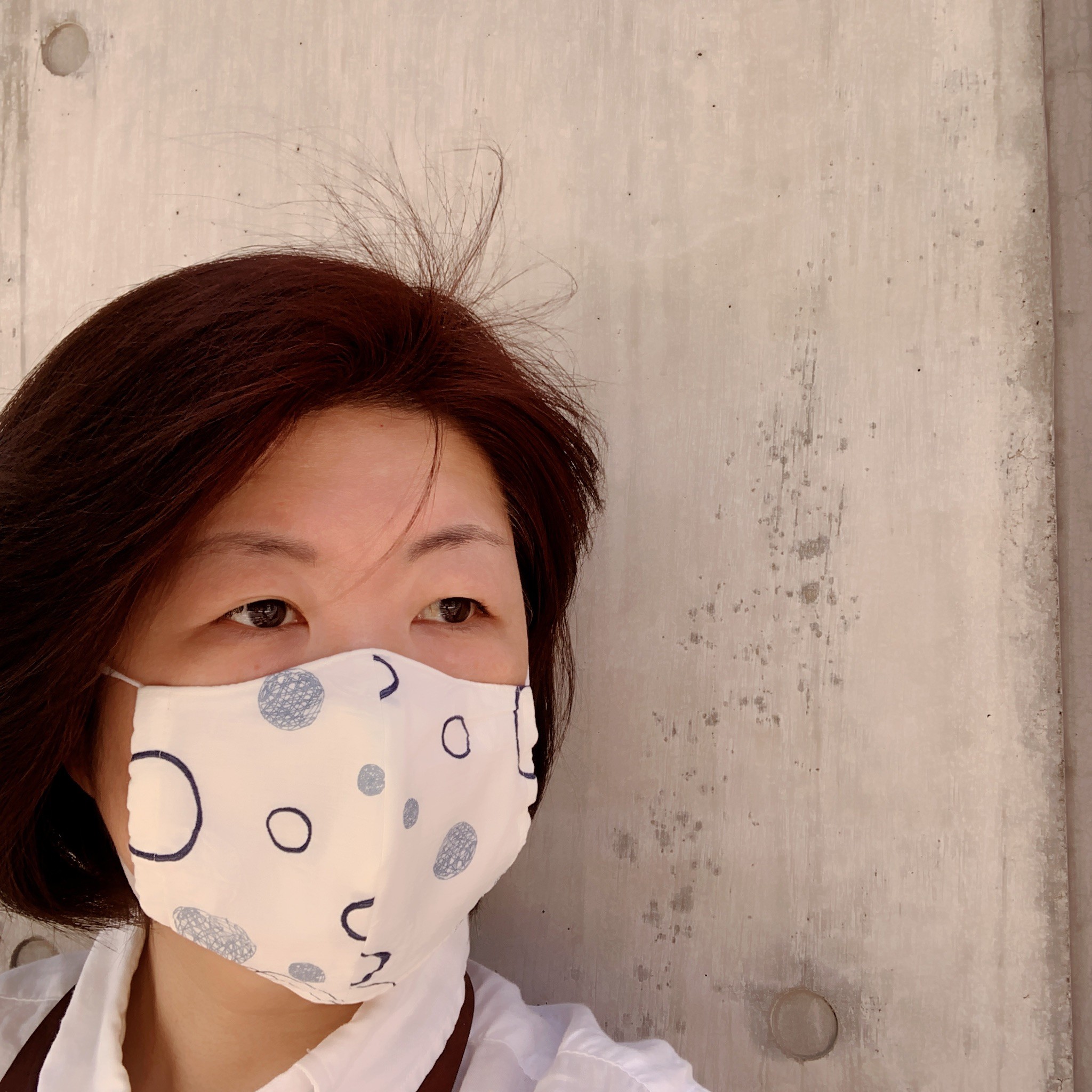 受注製作 ふつうサイズ 涼しげな立体マスク シャボン玉 Iichi ハンドメイド クラフト作品 手仕事品の通販