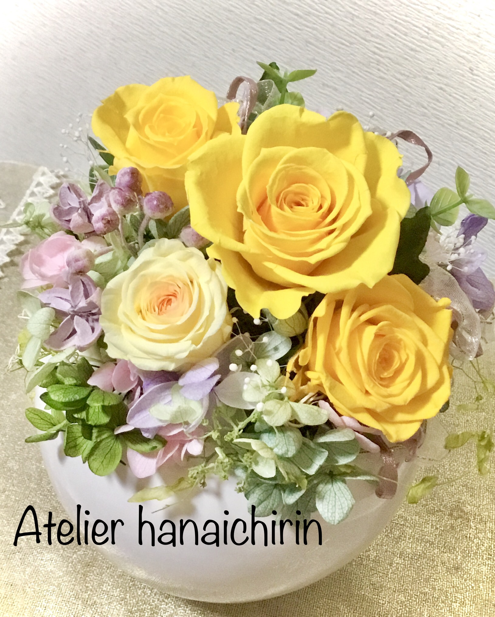 Sun Rose 黄色いバラ Iichi ハンドメイド クラフト作品 手仕事品の通販