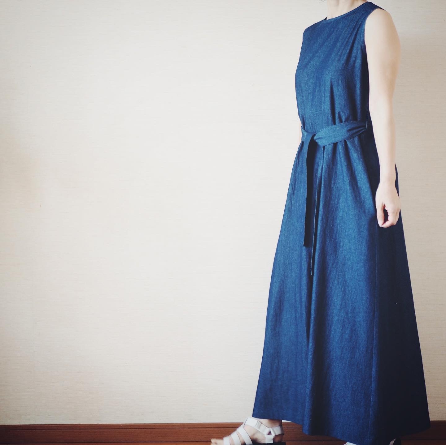 人気定番 No 3 Mサイズ デニムマキシワンピース ワンピース Www Azns Org