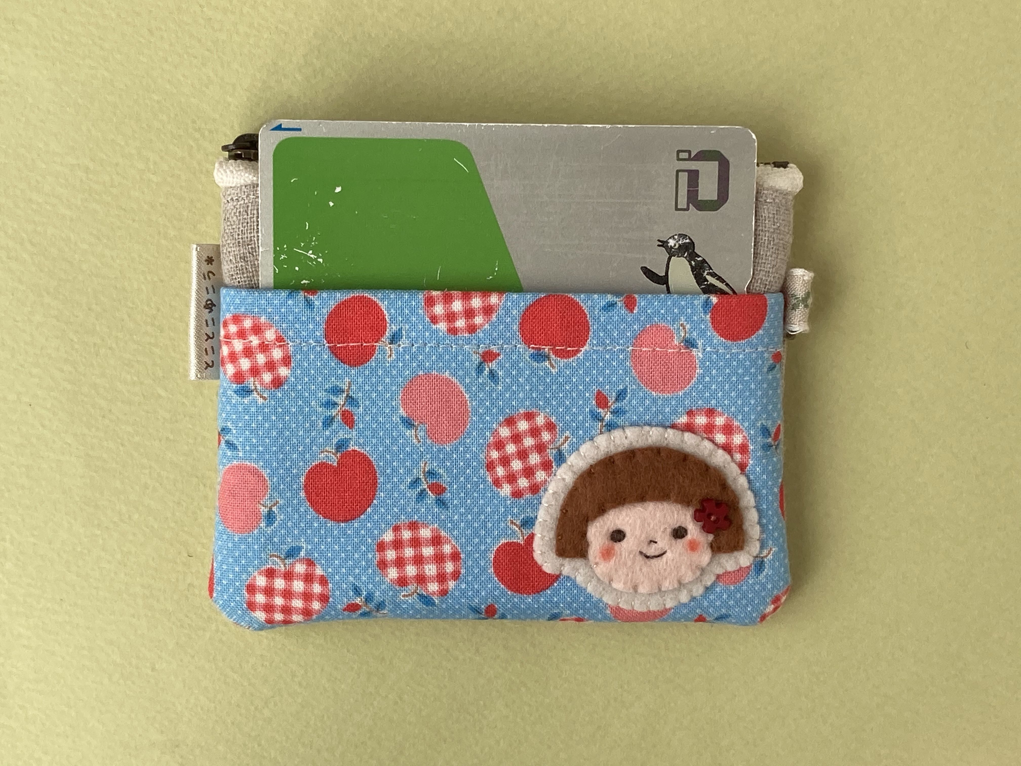 パスケース付きポーチ Iichi ハンドメイド クラフト作品 手仕事品の通販