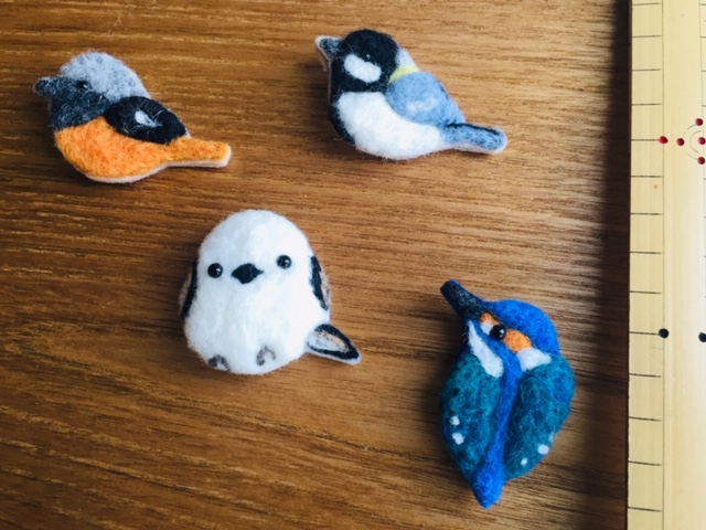 野鳥のブローチ(受注制作) | iichi ハンドメイド・クラフト作品・手