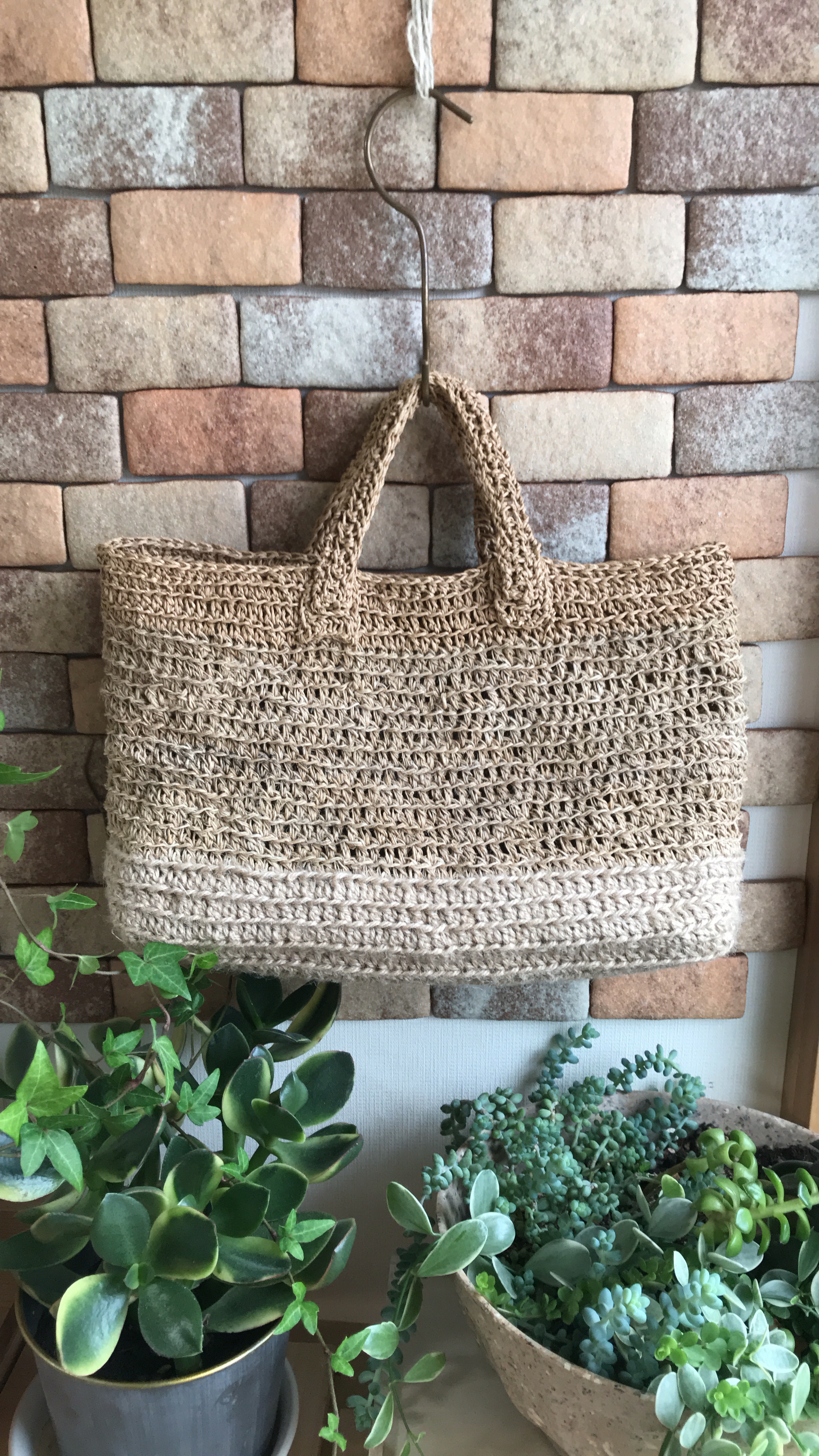 麻紐 Sasawashiのバック 266 Iichi ハンドメイド クラフト作品 手仕事品の通販