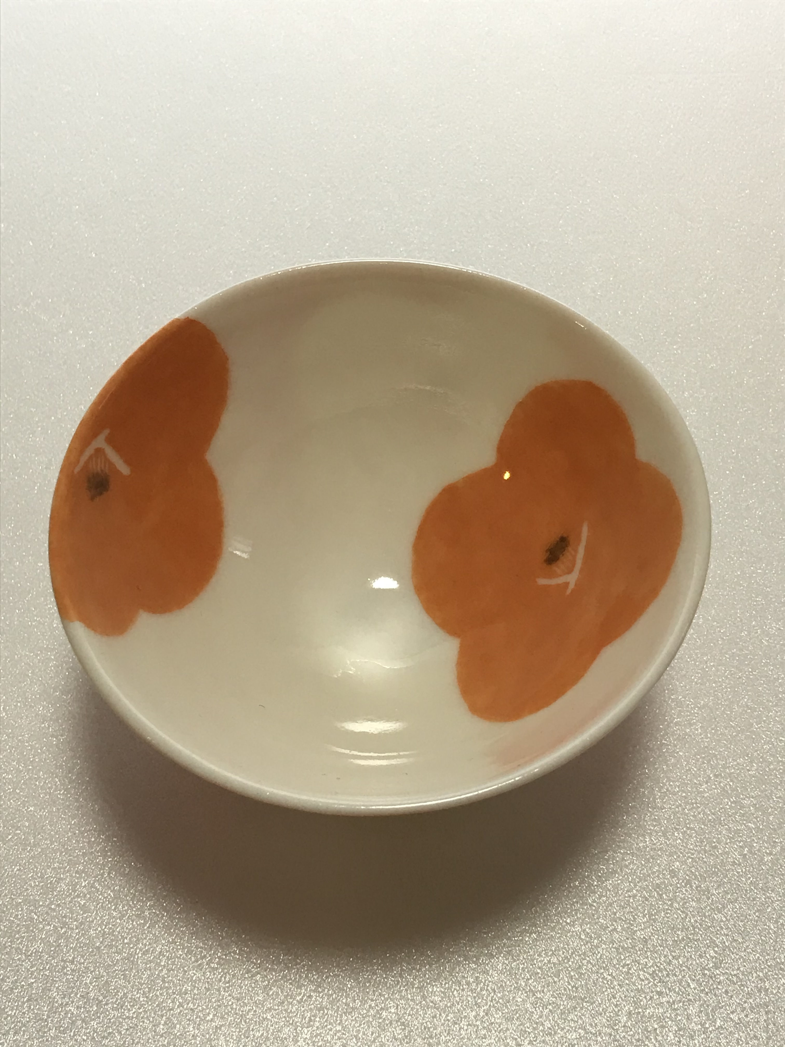 小さいお茶碗 大きな花 Iichi ハンドメイド クラフト作品 手仕事品の通販