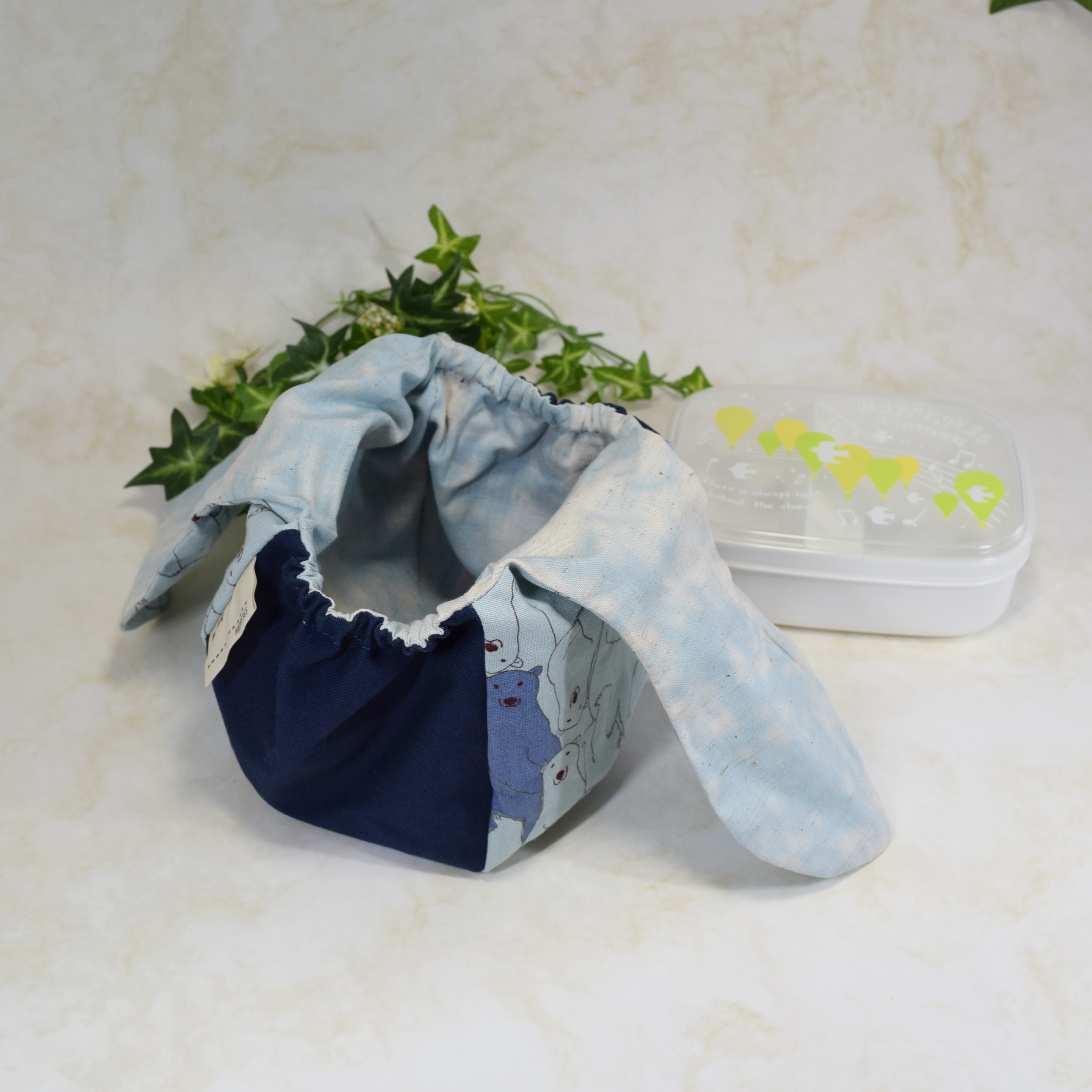 ころんと可愛いお弁当袋 きゅっとぷち袋 小さめサイズ S4 Iichi ハンドメイド クラフト作品 手仕事品の通販