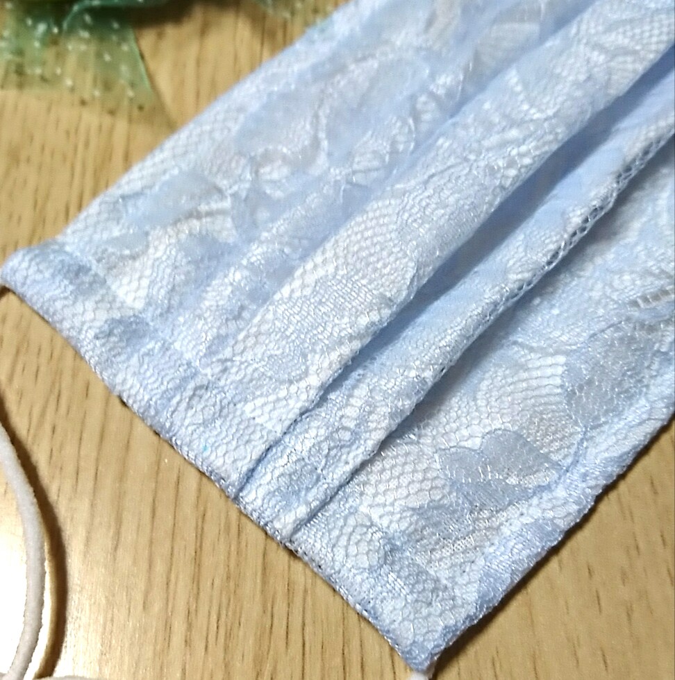 受注生産 送料無料 夏用 プリーツマスク ハンドメイドマスク レースマスク Iichi ハンドメイド クラフト作品 手仕事品の通販 受注生産 送料無料 夏用 プリーツマスク ハンドメイドマスク レースマスク Iichi ハンドメイド クラフト作品 手仕事品の通販