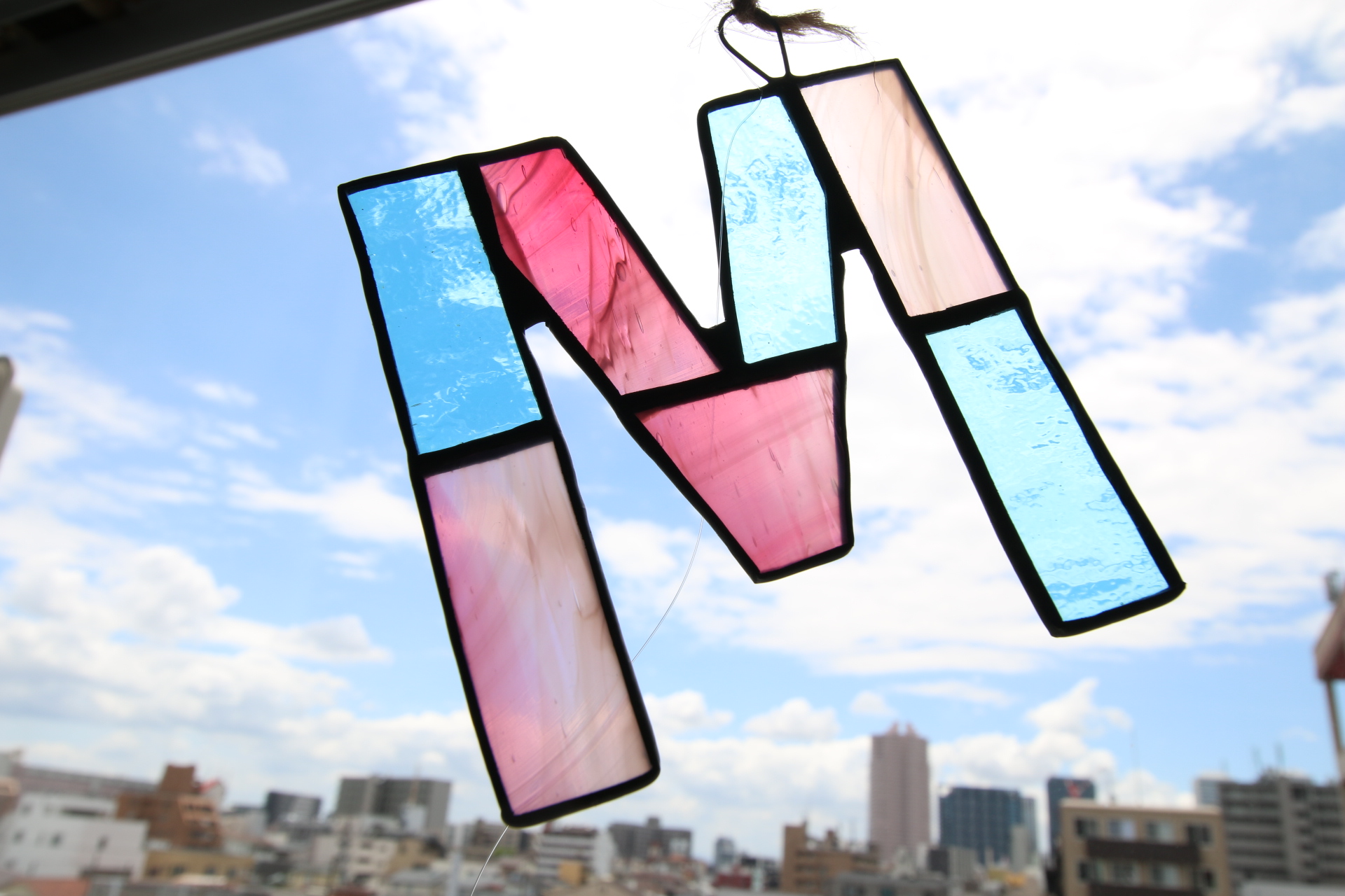 ステンドグラス イニシャルm Iichi ハンドメイド クラフト作品 手仕事品の通販