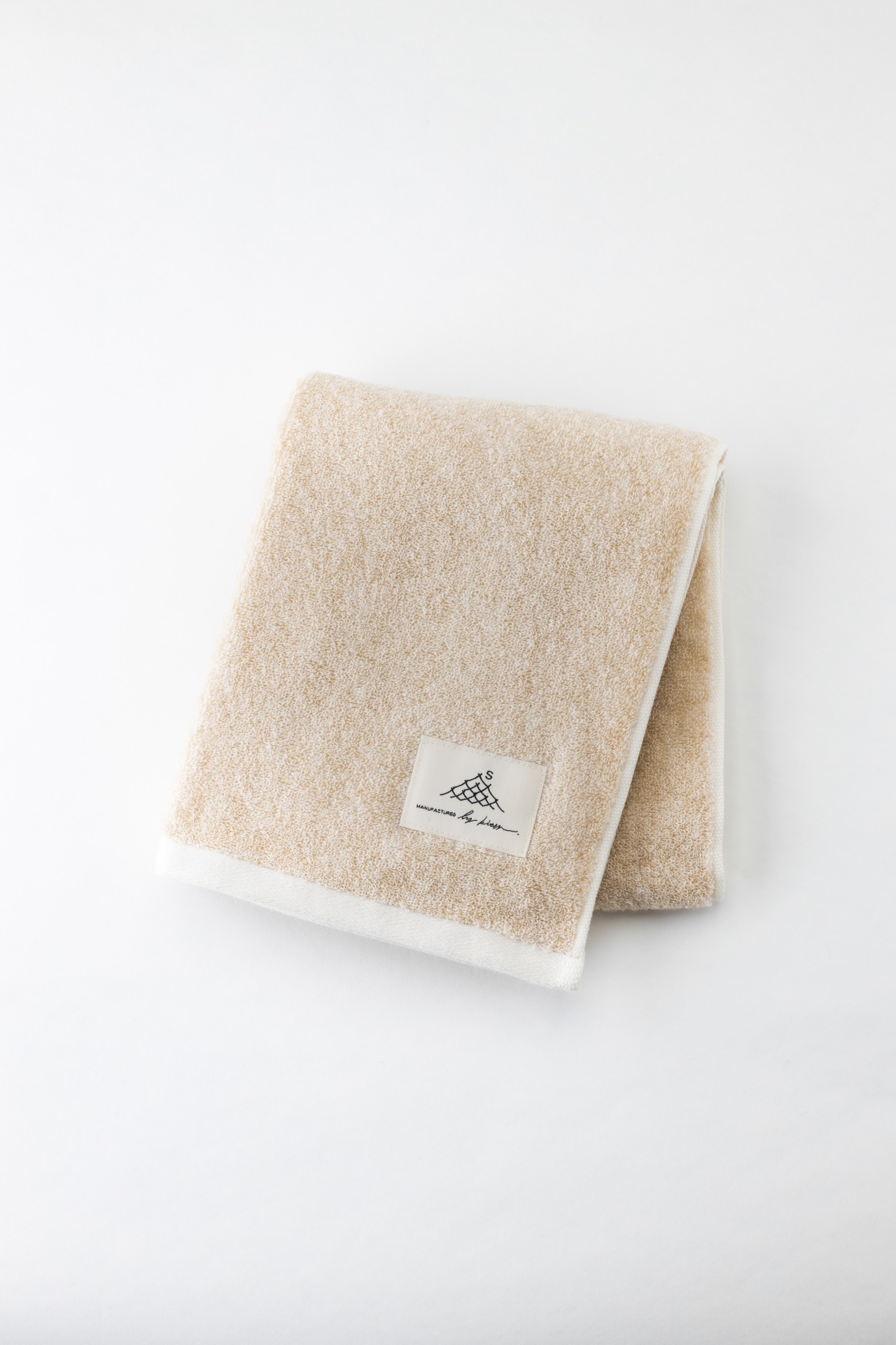 フェイスタオル 生成り色 Iichi ハンドメイド クラフト作品 手仕事品の通販