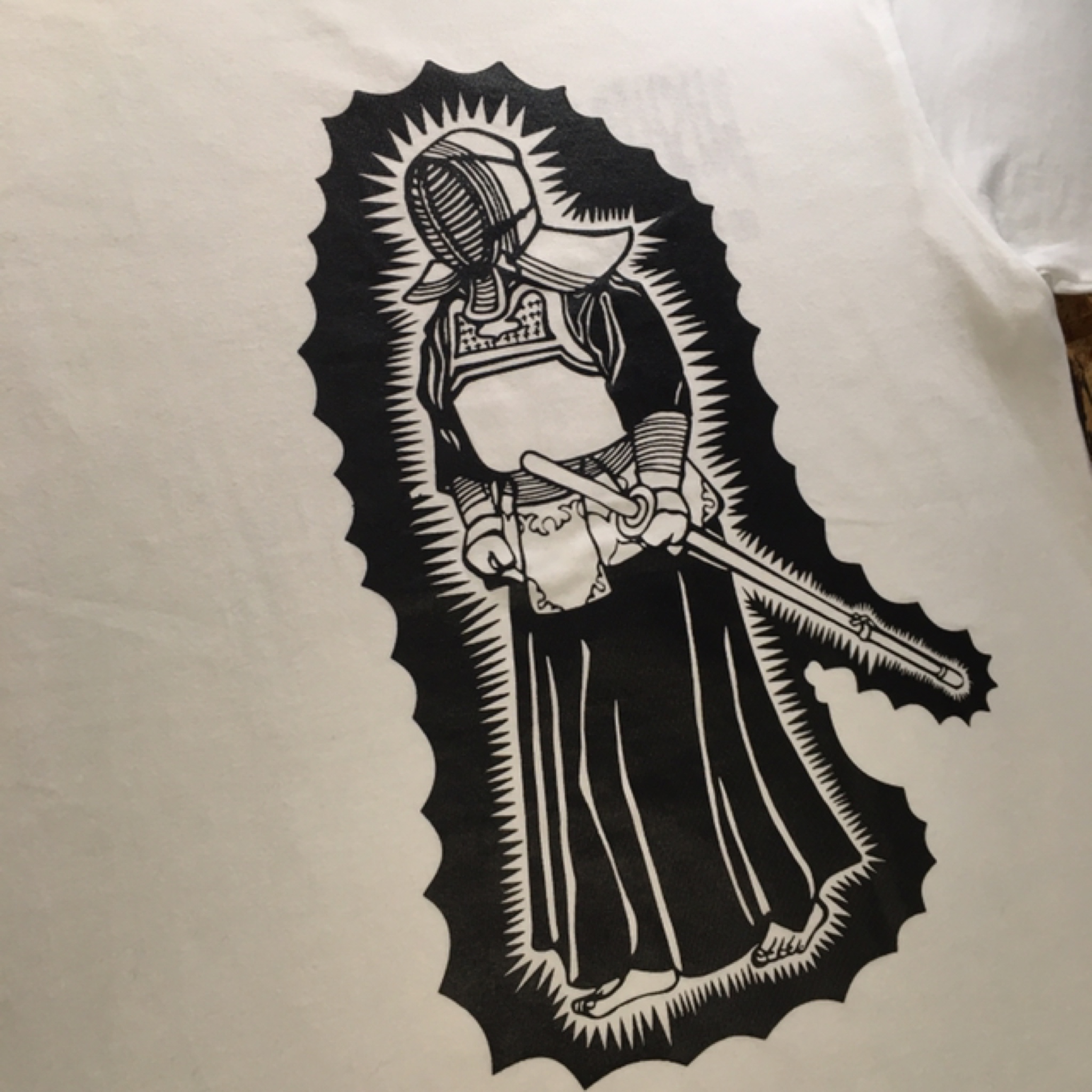剣道 デザイン Tシャツ Bushido Tシャツ バックプリント Iichi ハンドメイド クラフト作品 手仕事品の通販