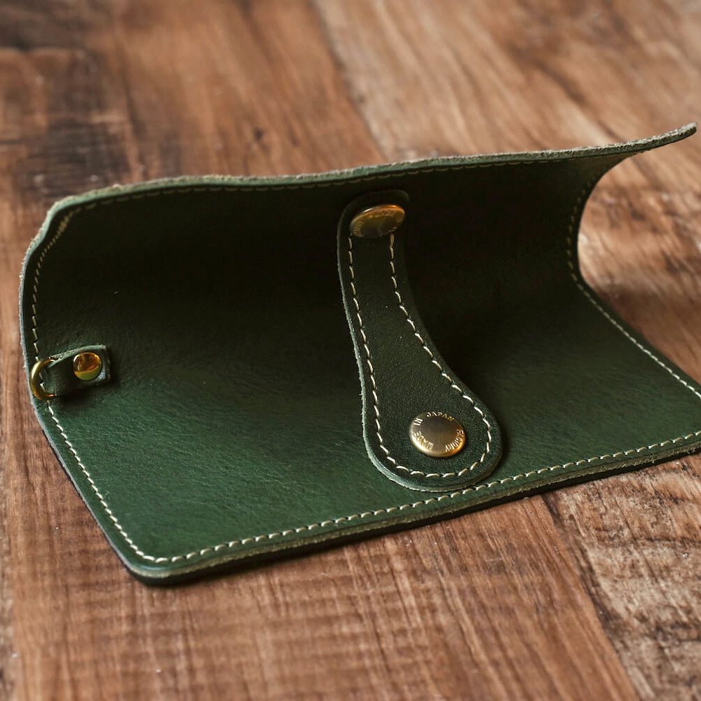 栃木レザー スマホケース 2way 2 0 Iphone Android 対応 手帳型 真鍮 オレンジ Jak044 Iichi ハンドメイド クラフト作品 手仕事品の通販