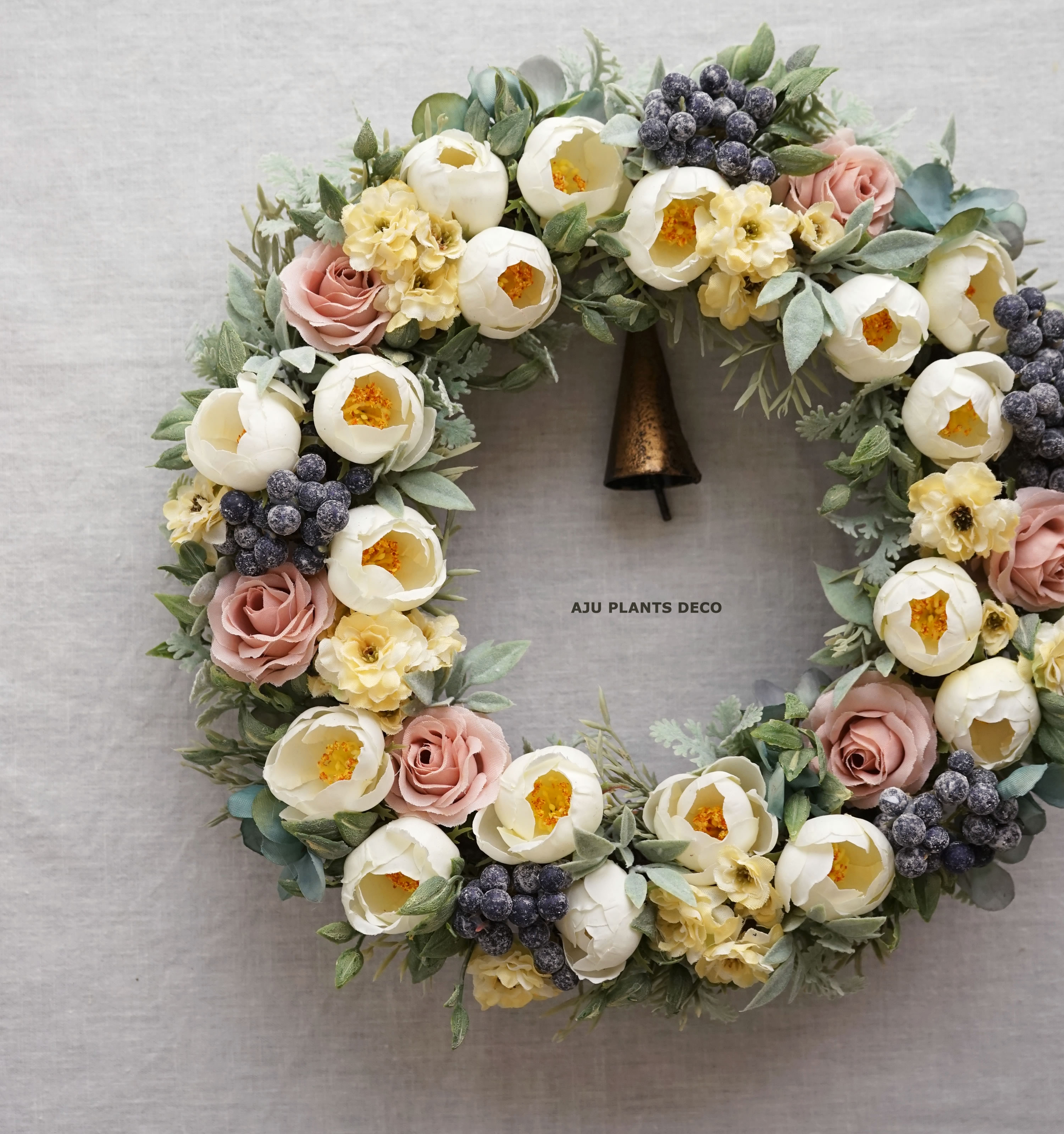 Thumbelina Wreath おやゆび姫の花冠 25cm 造花 Iichi ハンドメイド クラフト作品 手仕事品の通販