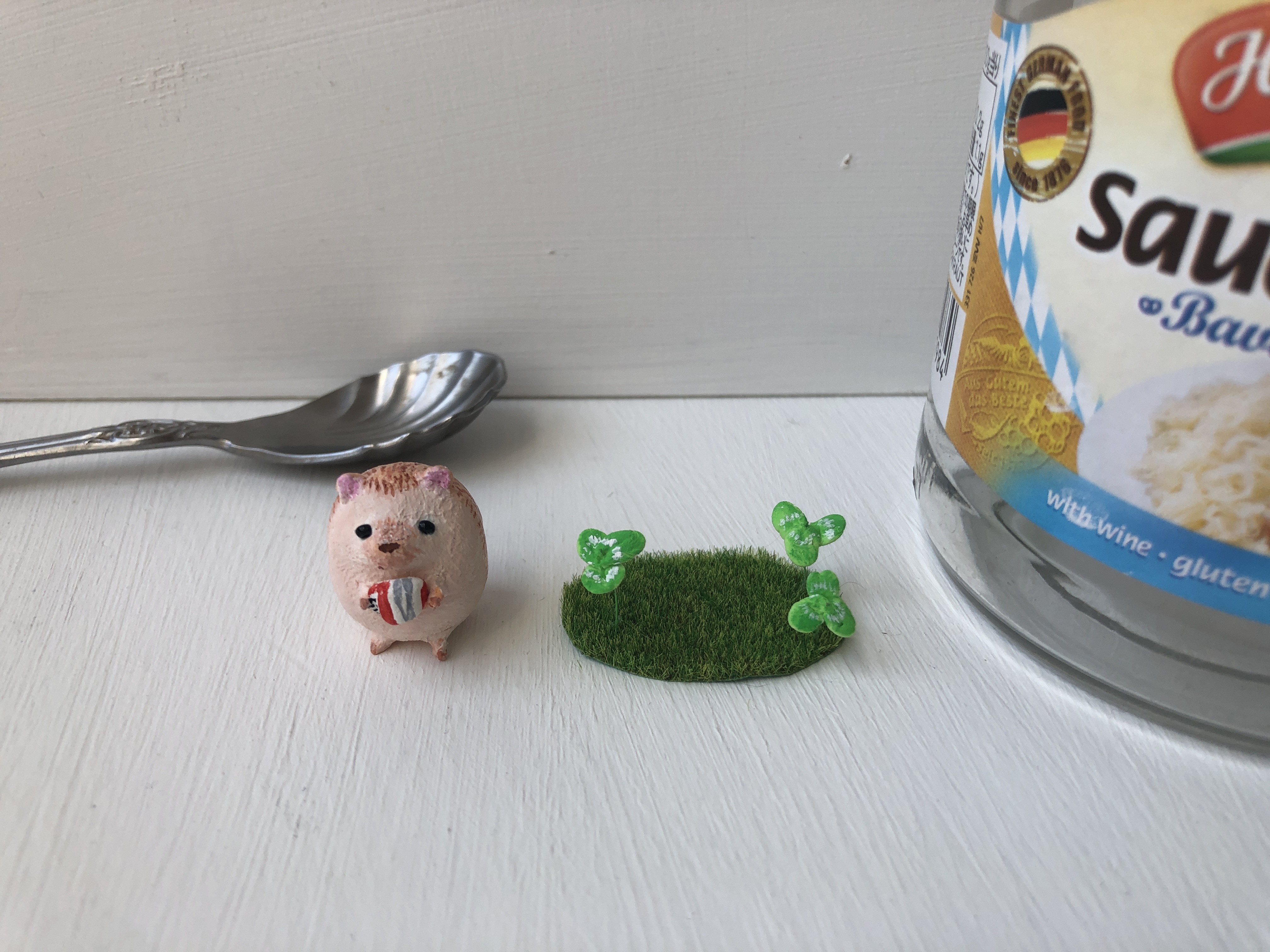 アコーディオンを弾く小さなハリネズミさん Iichi ハンドメイド クラフト作品 手仕事品の通販