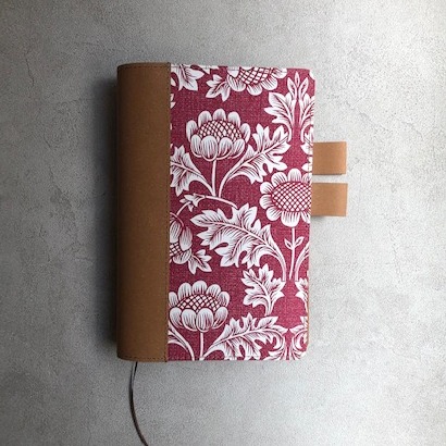 Vintage壁紙a5手帳ノートカバー V12br 01 Iichi ハンドメイド クラフト作品 手仕事品の通販