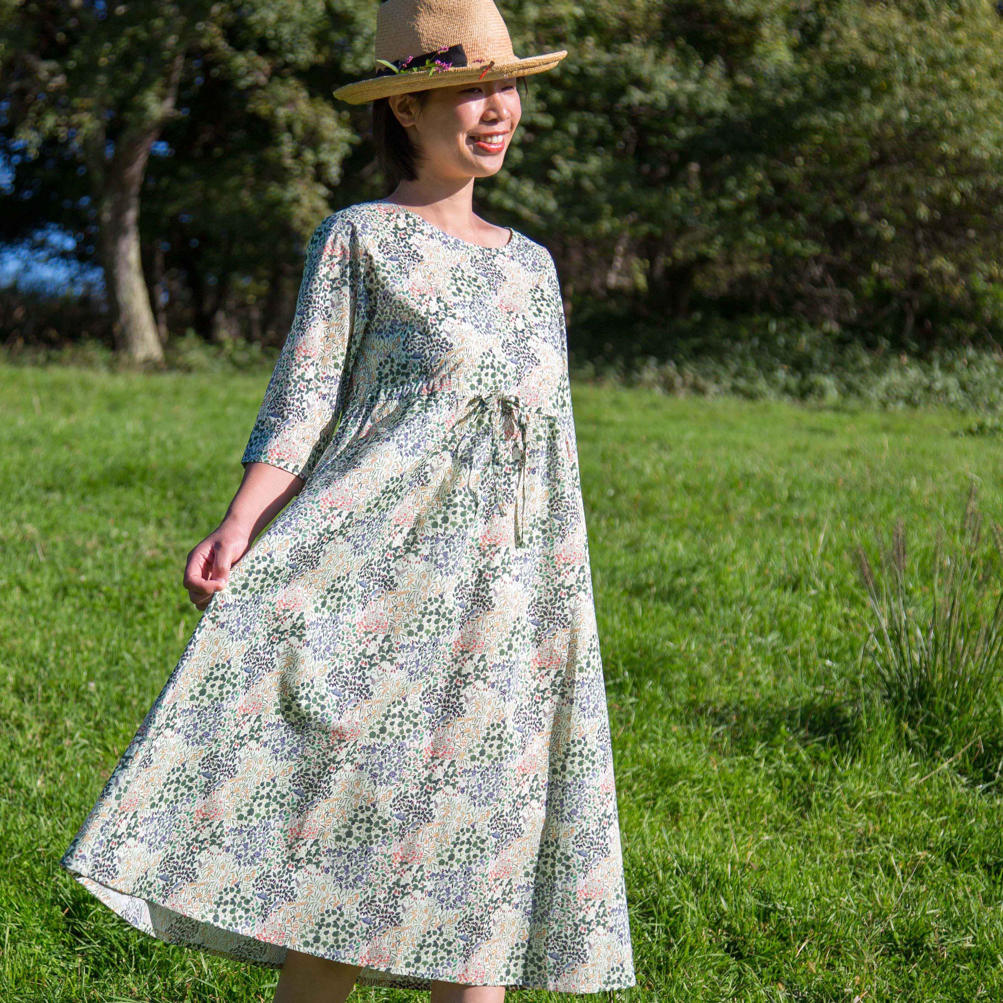 コットンワンピース Very Berry Iichi ハンドメイド クラフト作品 手仕事品の通販